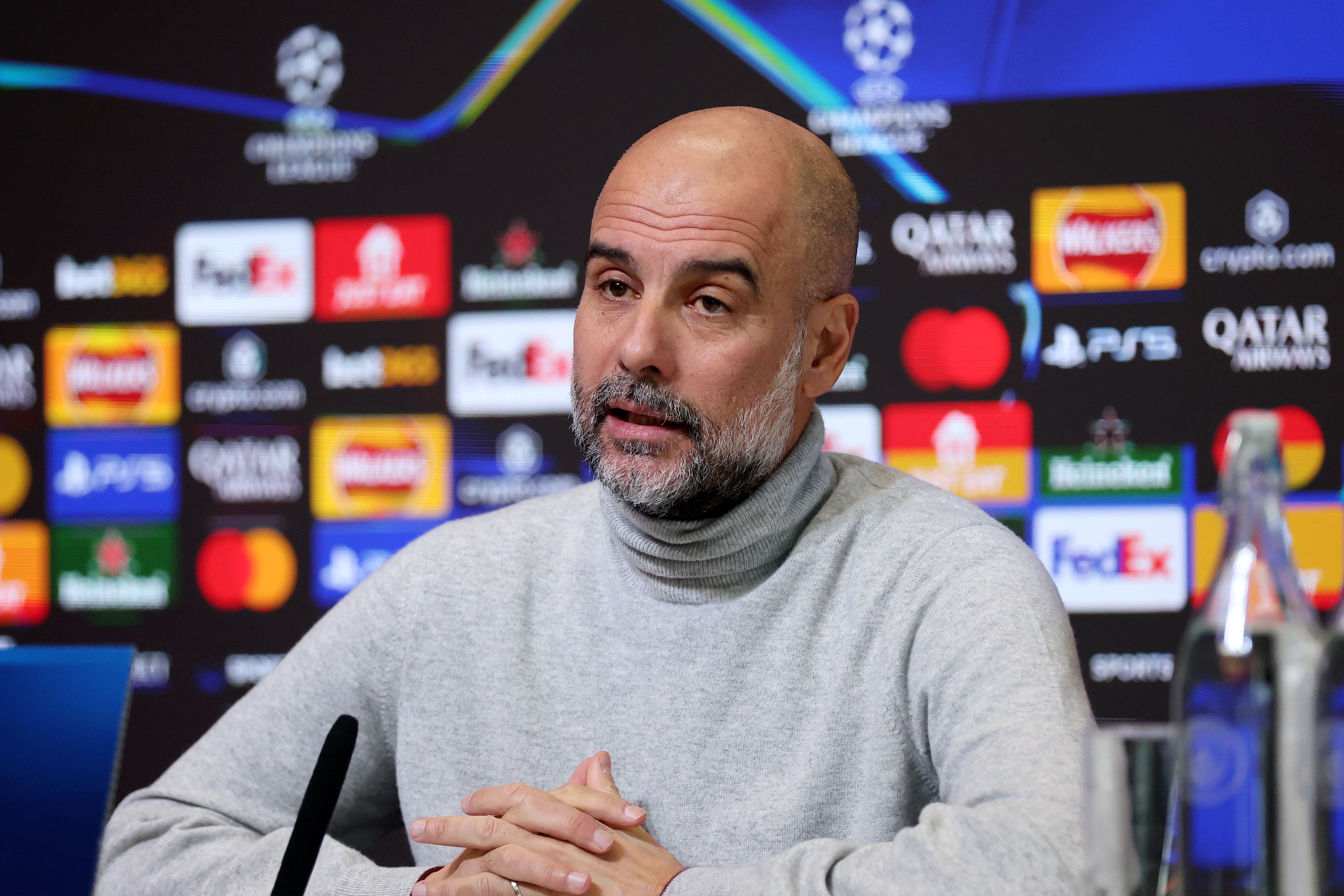 Manchester City Training Session And Press Conference - UEFA Champions League 2024/25 League Phase MD8