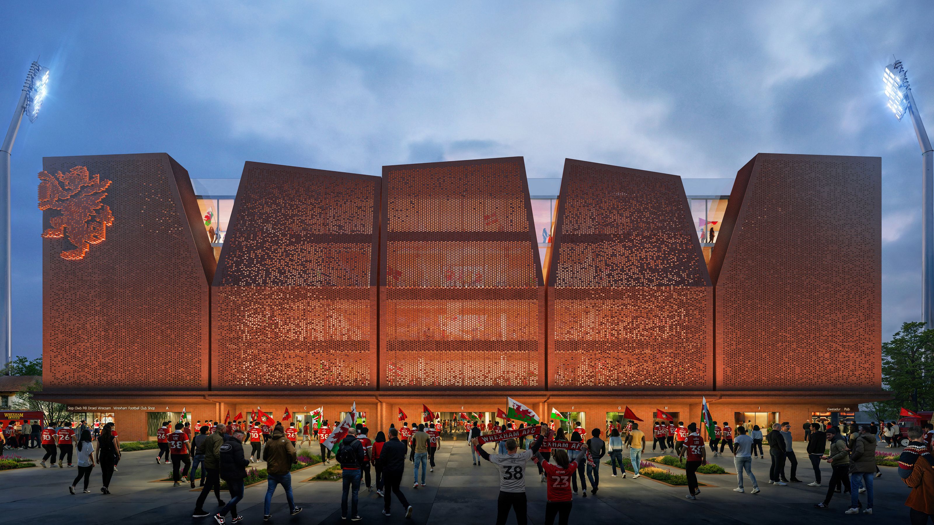 Wrexham AFC's Proposed Kop Stand Development at the STōK Cae Ras Stadium