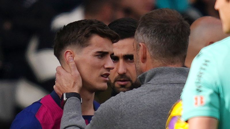 More injury woe for Gavi! Barcelona star forced off after clash of heads that left Alaves rival on a stretcher | Goal.com US