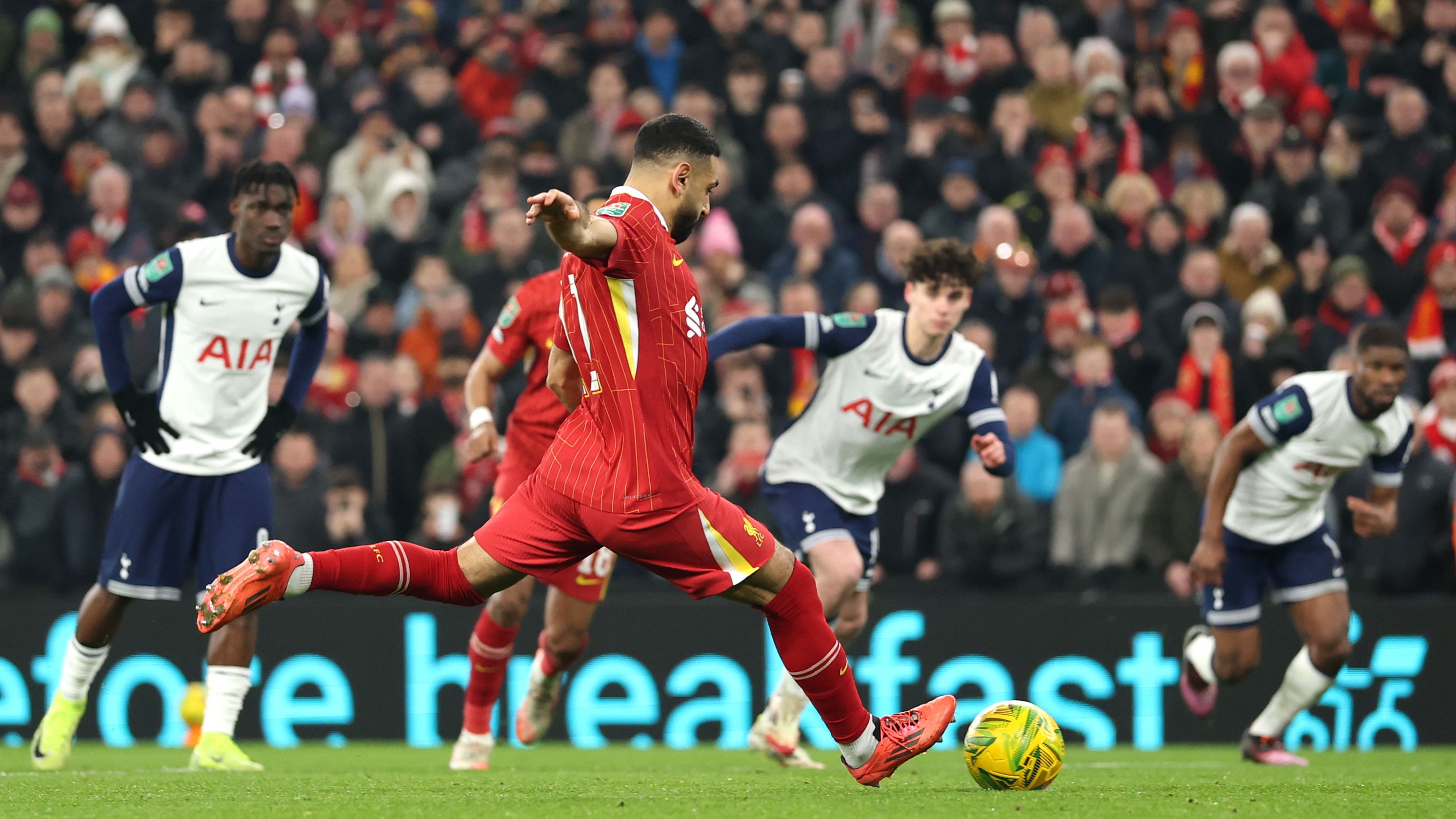 Liverpool v Tottenham Hotspur - Carabao Cup Semi Final Second Leg