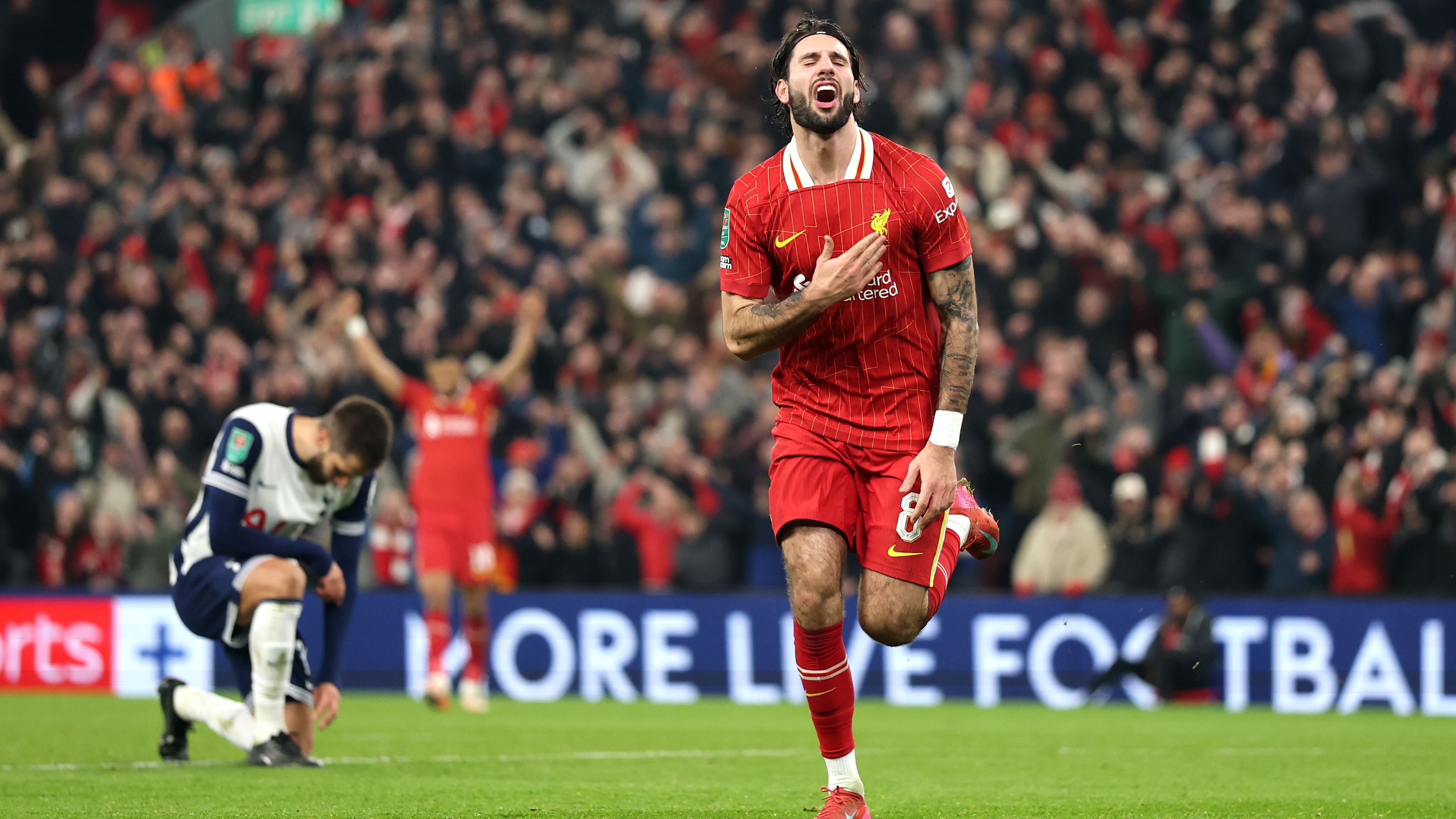 Liverpool v Tottenham Hotspur - Carabao Cup Semi Final Second Leg