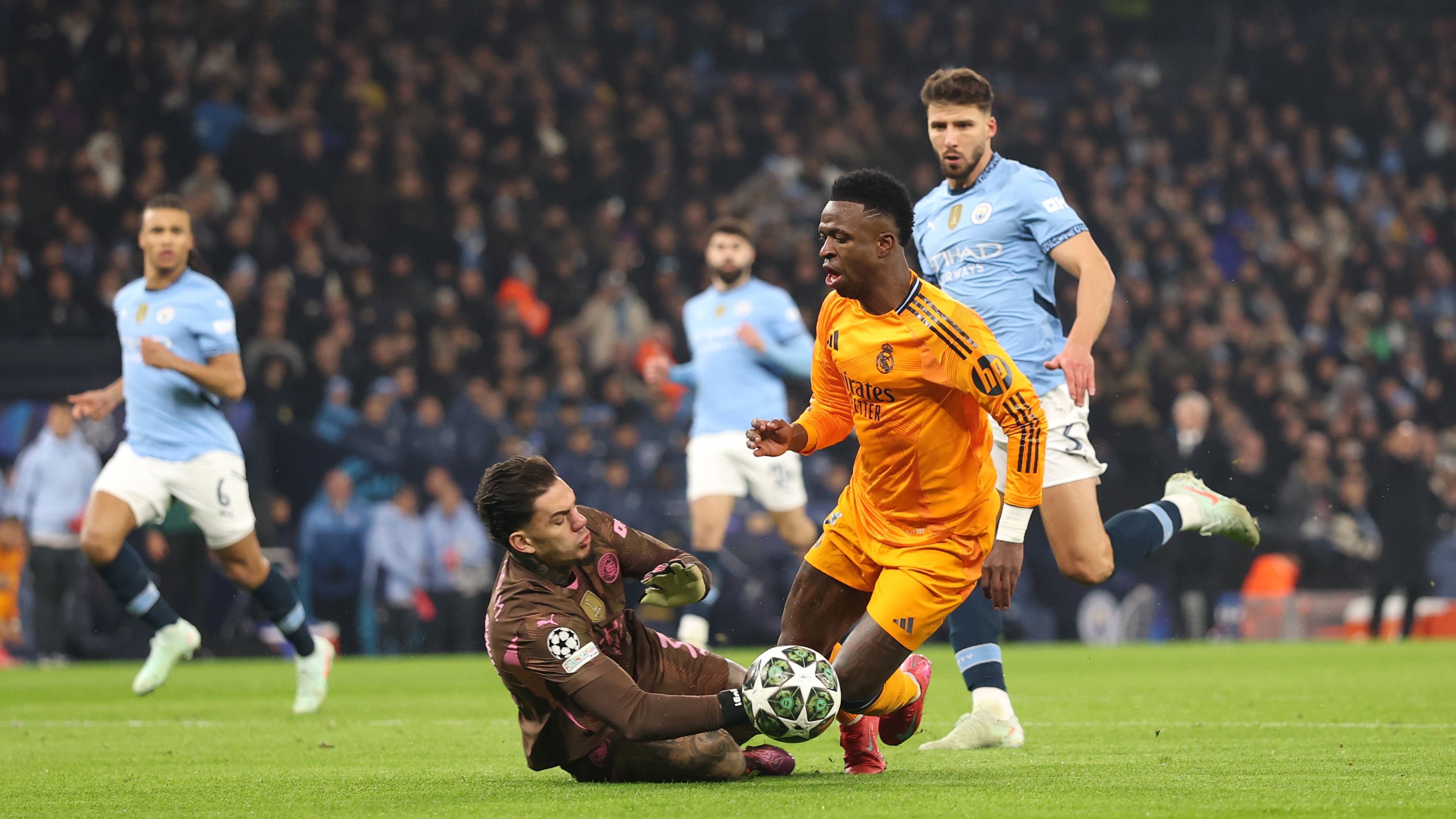 Manchester City v Real Madrid C.F. - UEFA Champions League 2024/25 League Knockout Play-off First Leg