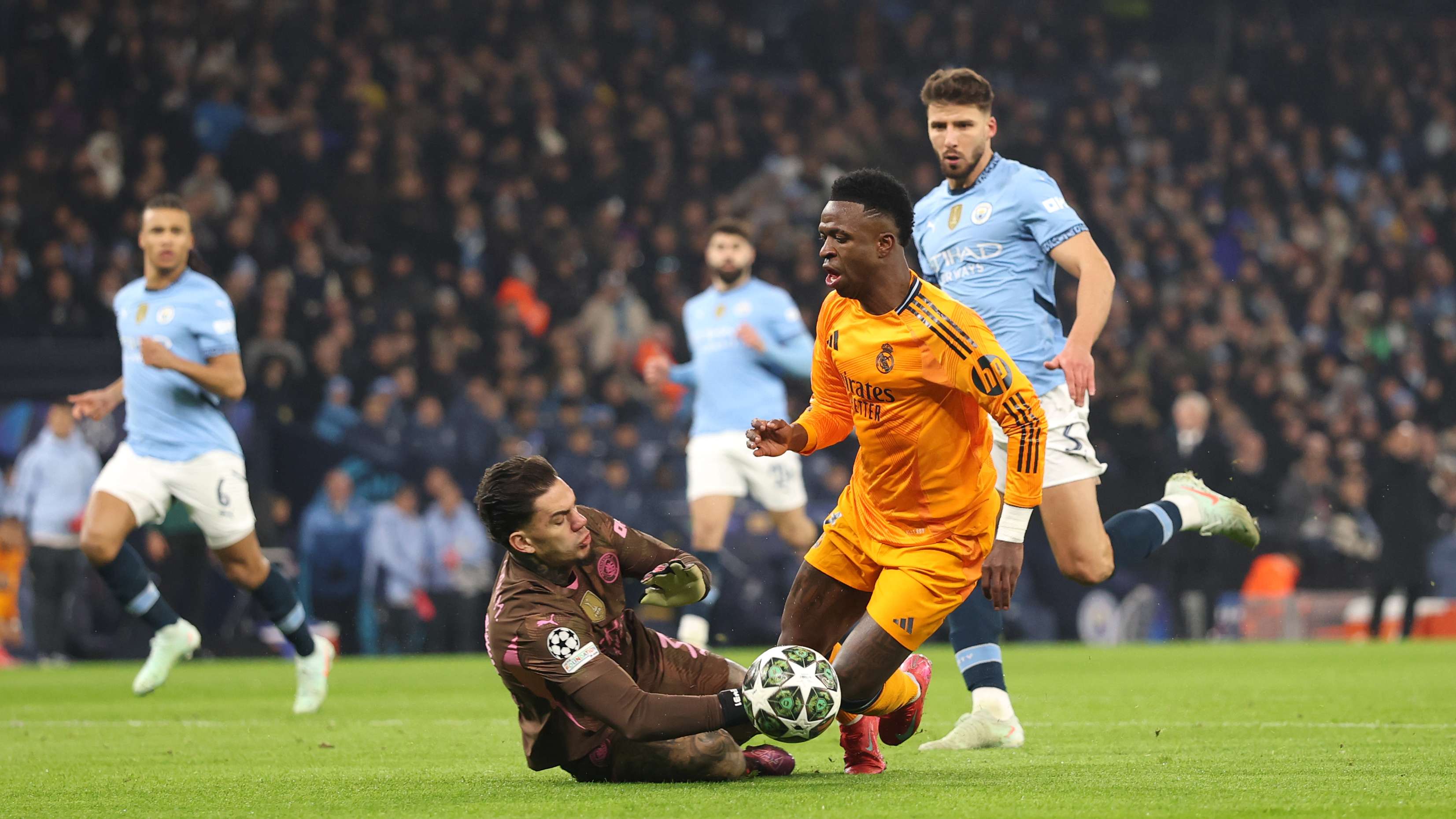 Manchester City v Real Madrid C.F. - UEFA Champions League 2024/25 League Knockout Play-off First Leg