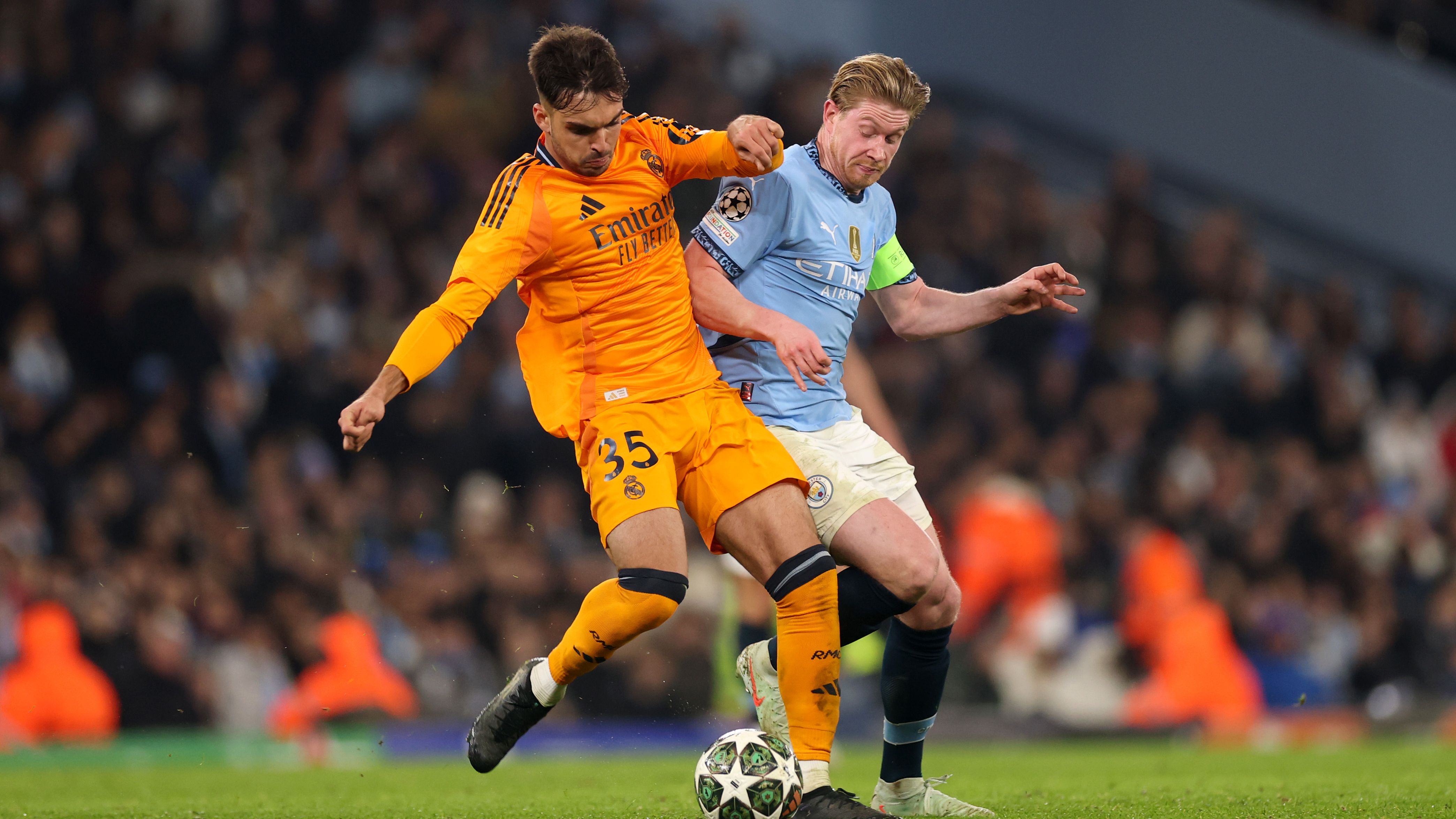 Manchester City v Real Madrid C.F. - UEFA Champions League 2024/25 League Knockout Play-off First Leg
