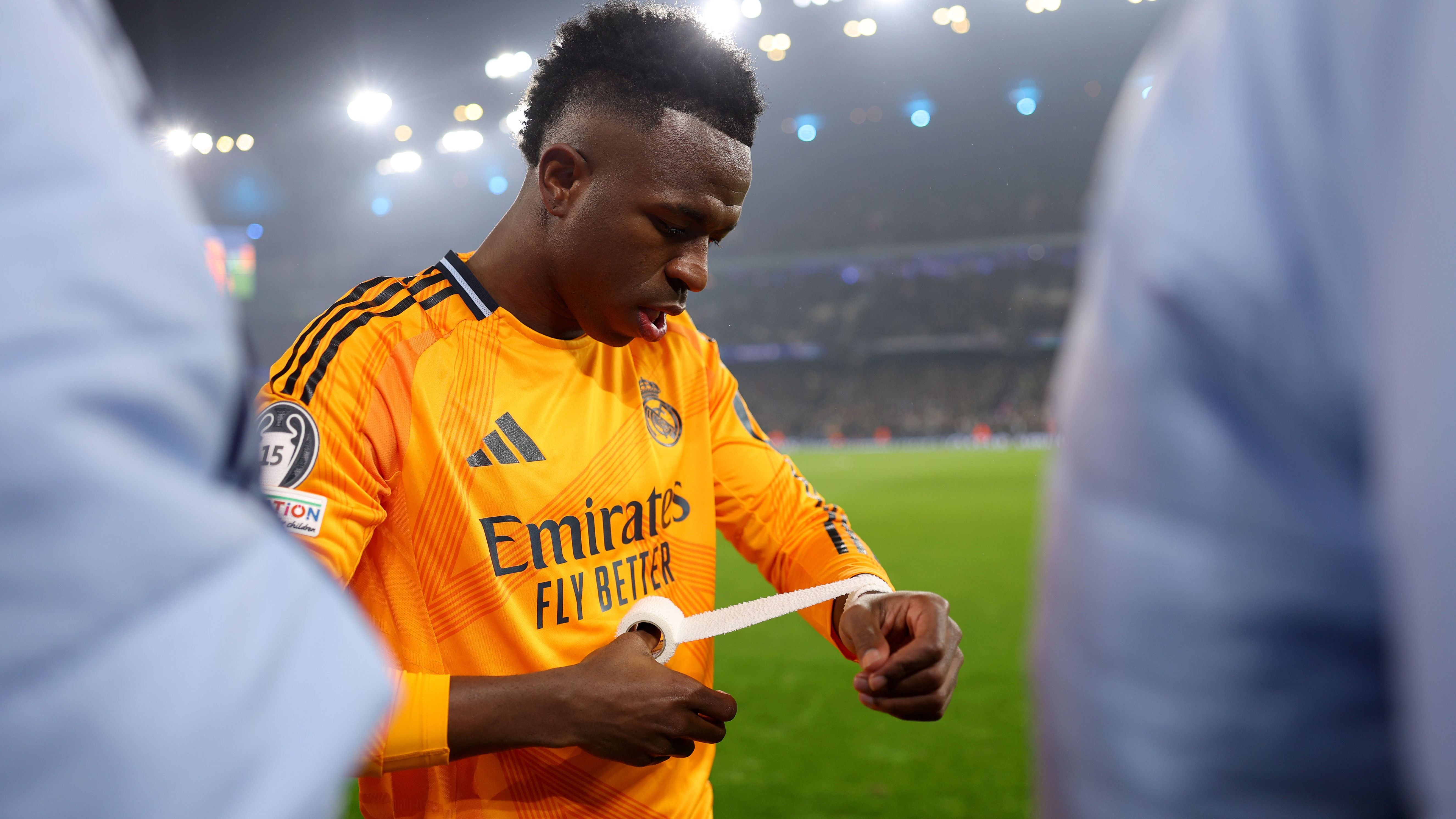 Manchester City v Real Madrid C.F. - UEFA Champions League 2024/25 League Knockout Play-off First Leg