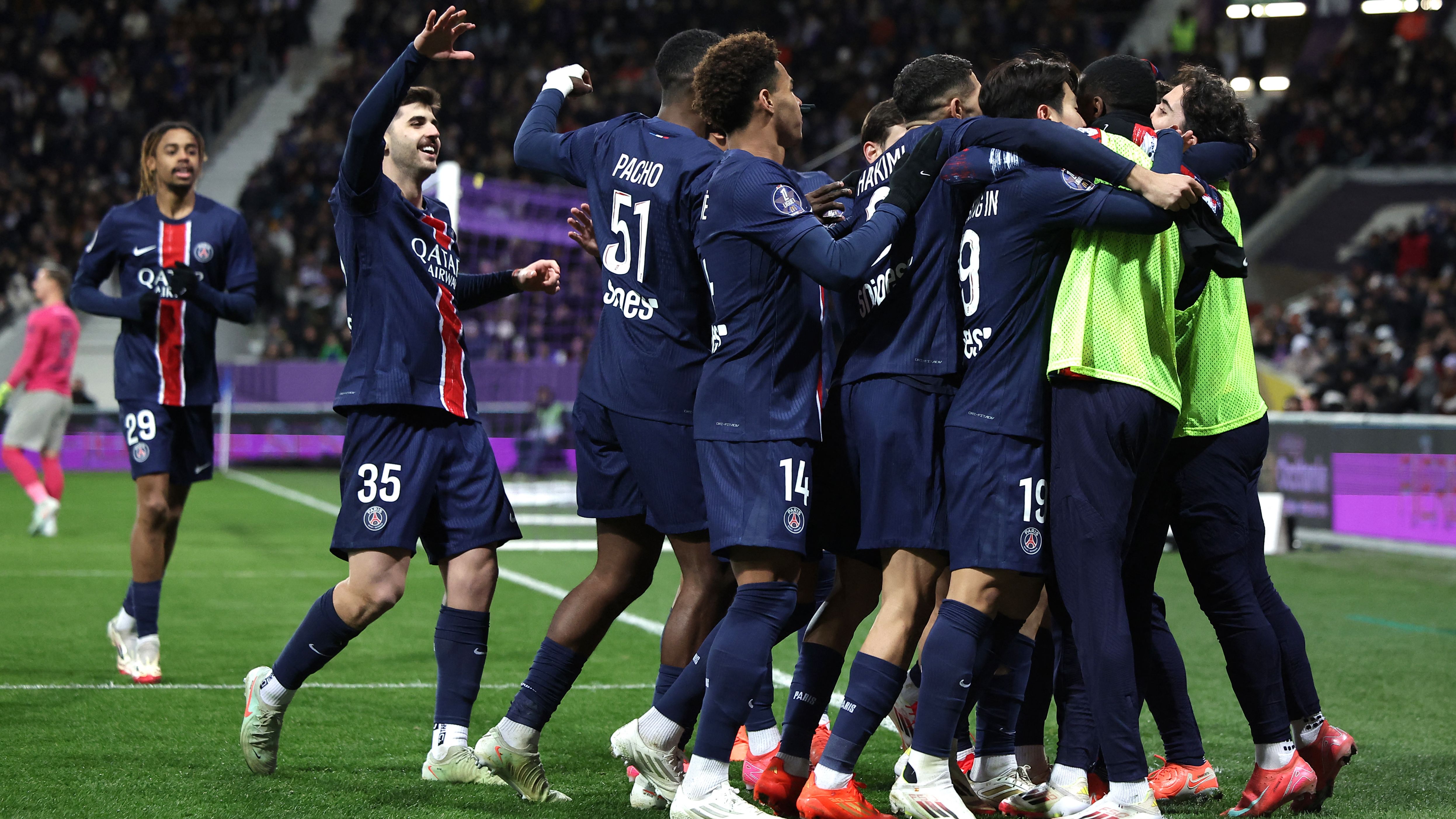 FBL-FRA-LIGUE1-TOULOUSE-PSG