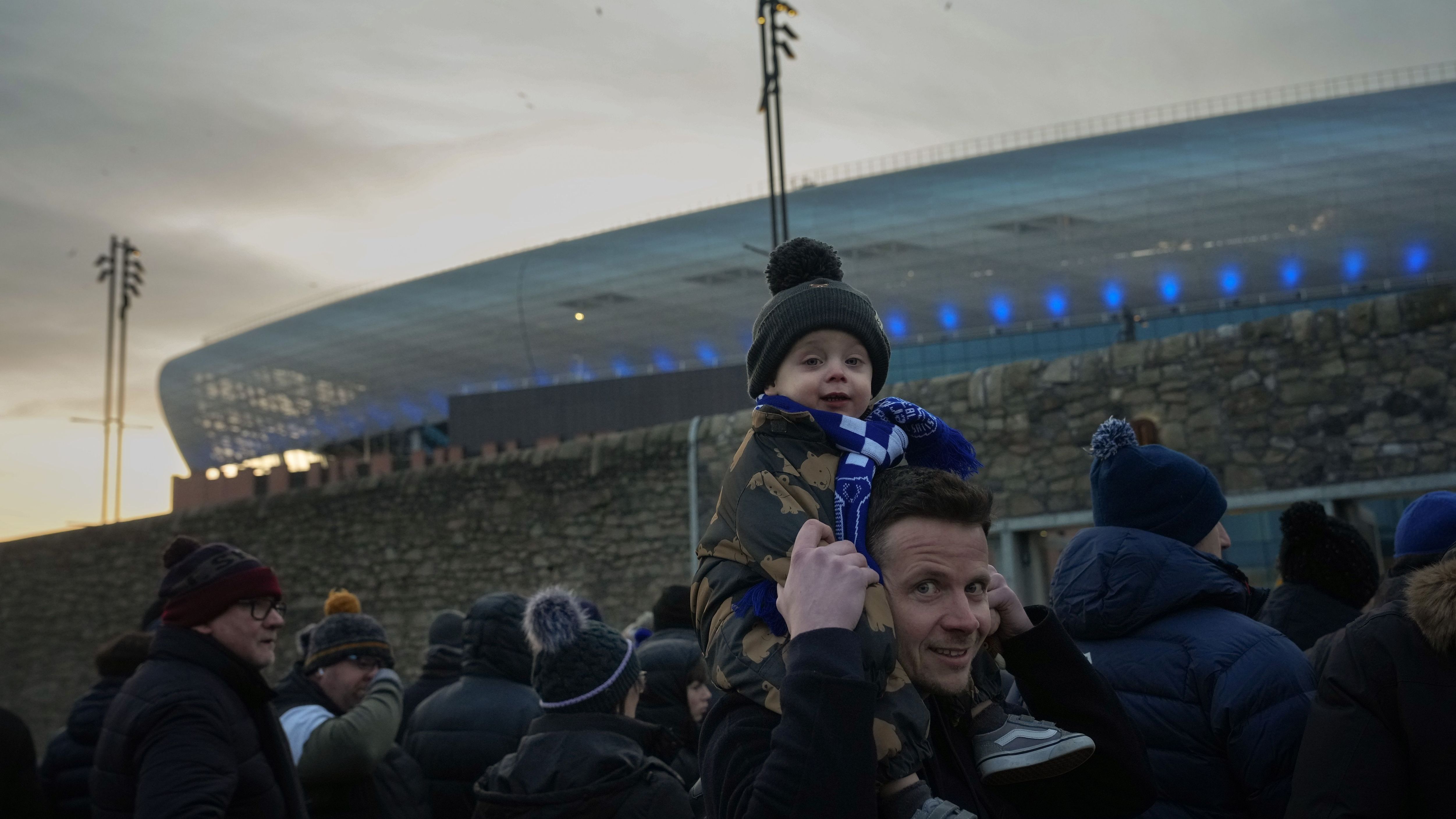 New Everton Stadium Holds First Test Event