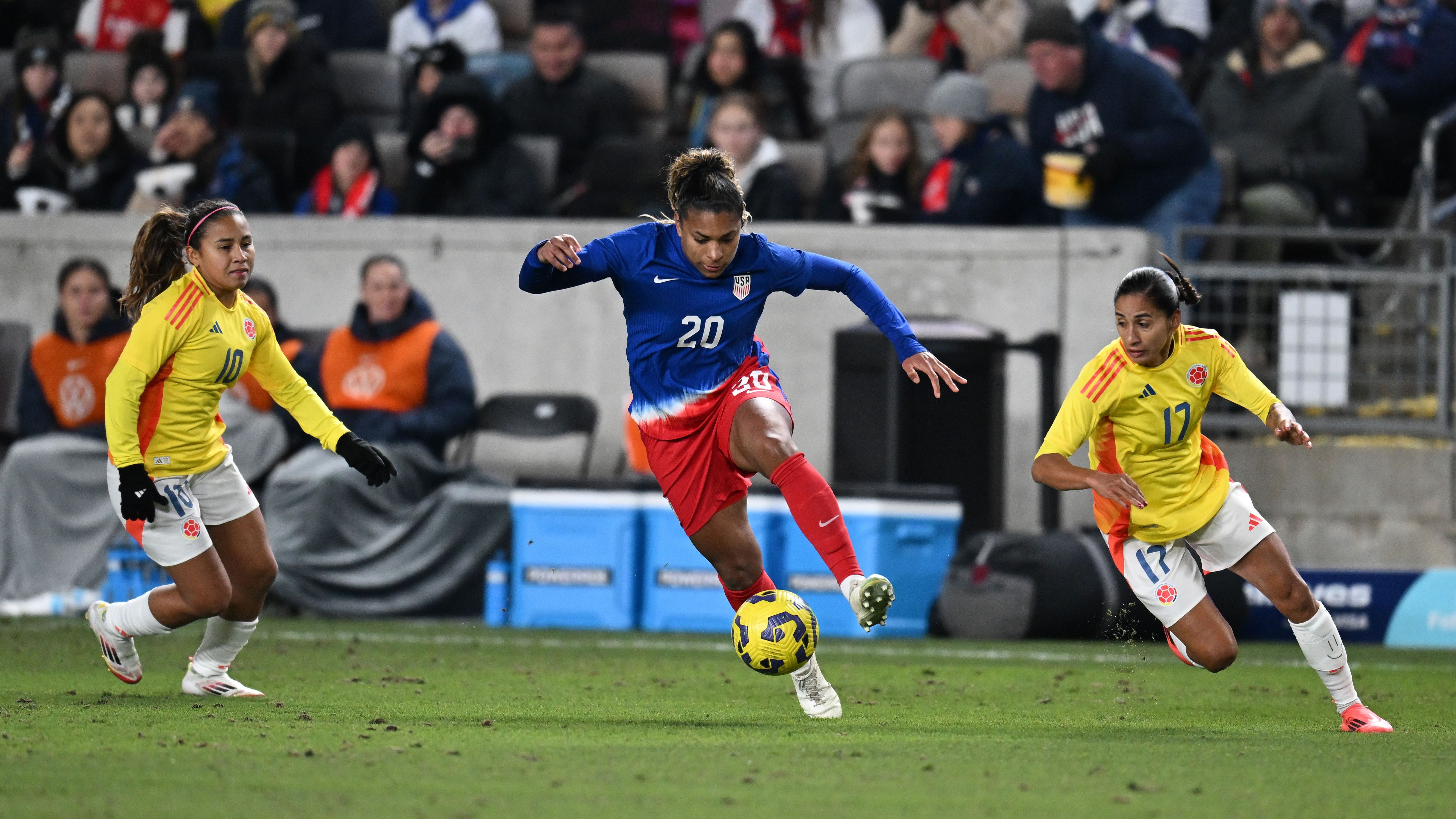 United States v Colombia - 2025 SheBelieves Cup
