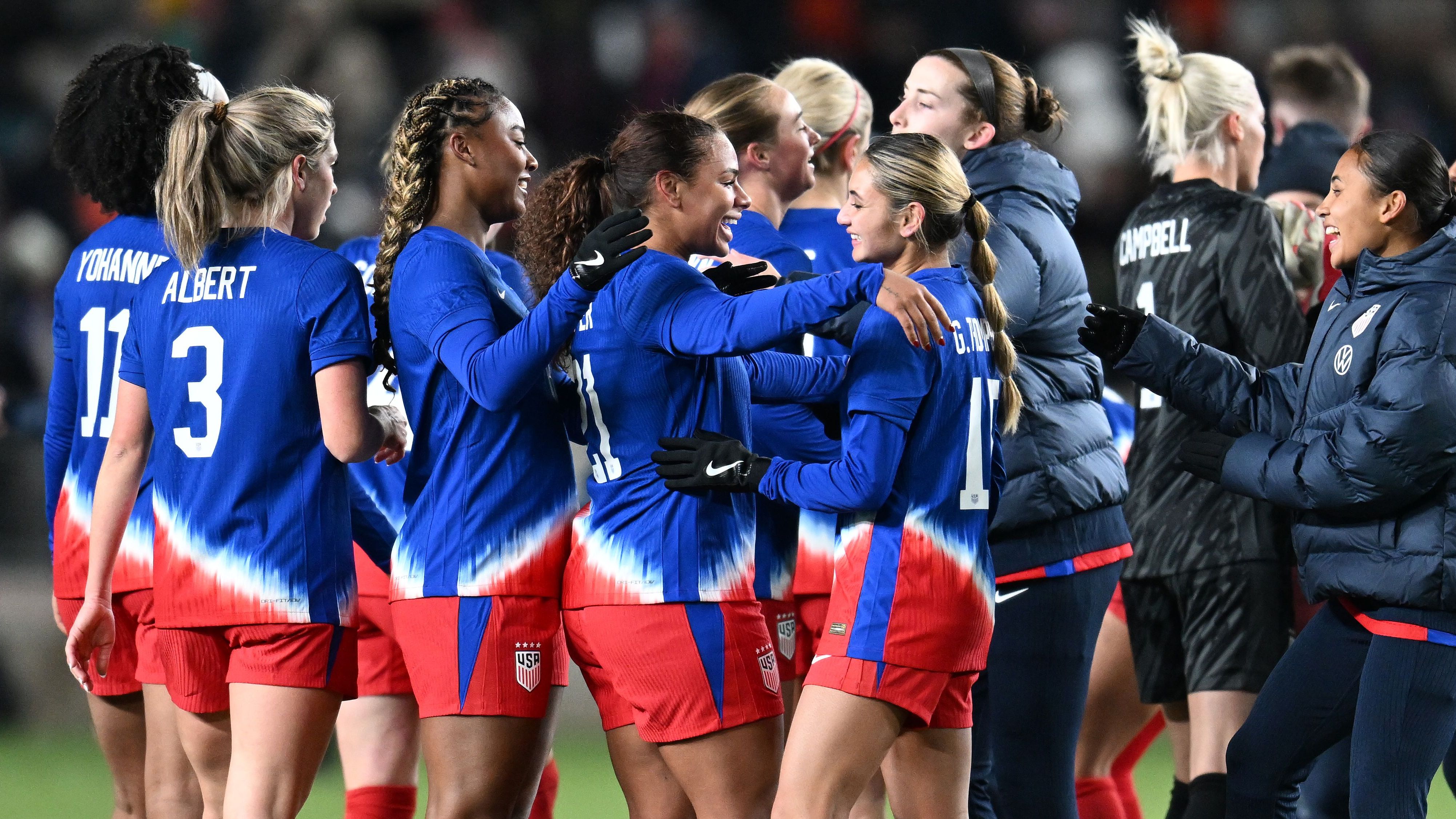 United States v Colombia - 2025 SheBelieves Cup