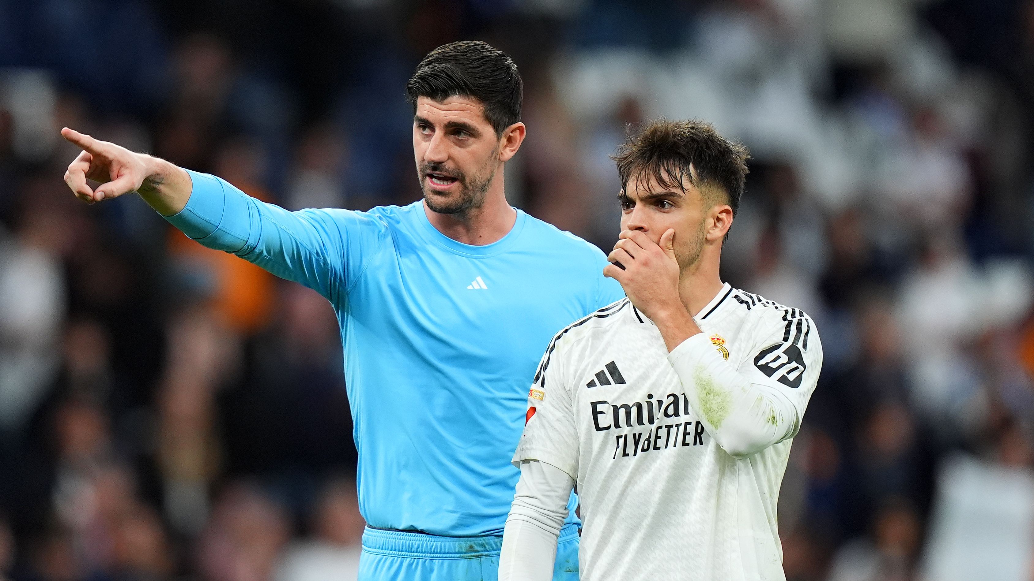 'Same mistake twice!' - Thibaut Courtois calls out Raul Asencio for record-breaking red card against Pachuca but promises to 'fight' for Real Madrid youngster | Goal.com UK
