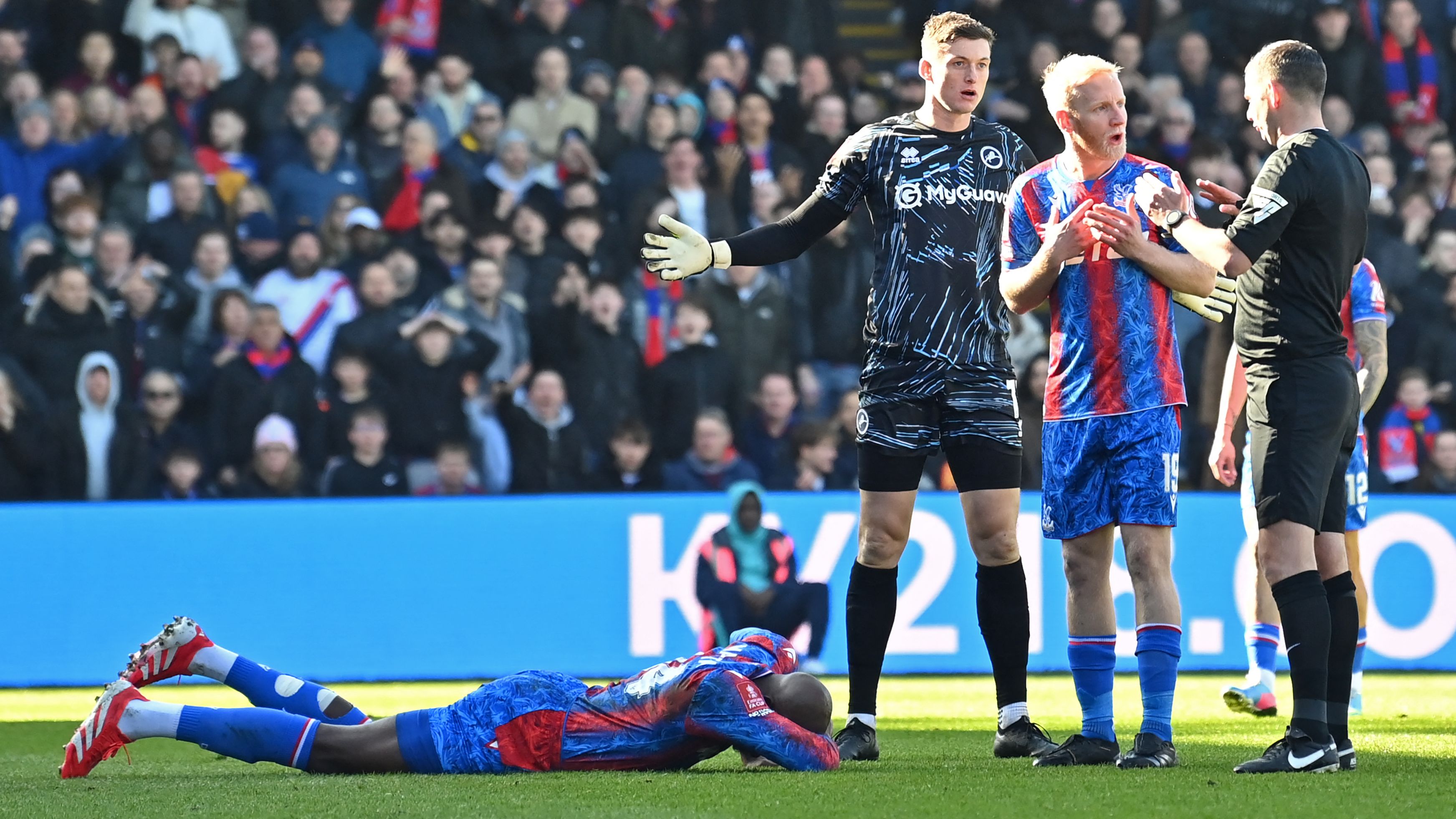 Michael Oliver not on latest Premier League referees' list after initially failing to send off Millwall goalkeeper Liam Roberts for horror challenge on Jean-Philippe Mateta that left Crystal Palace star needing 25 stitches | Goal.com UK