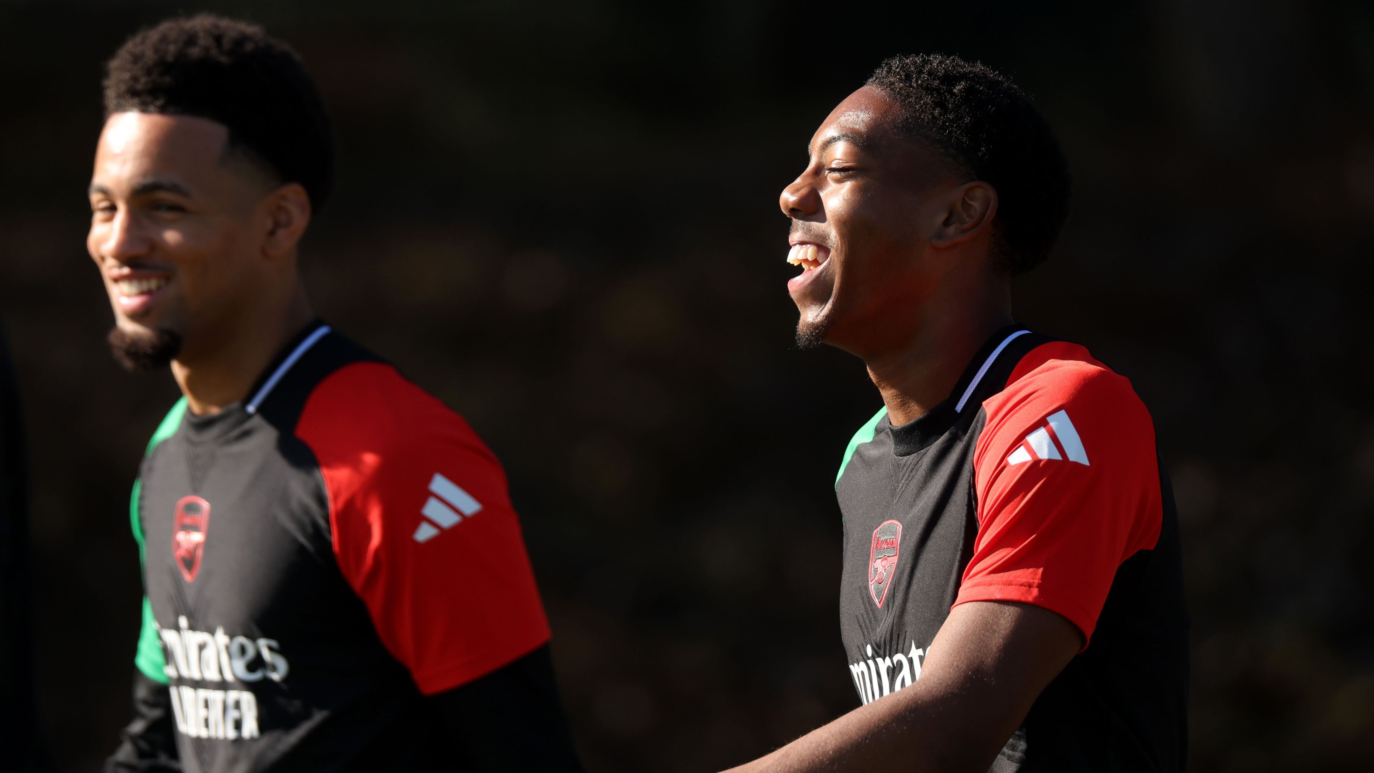 Arsenal FC Training Session And Press Conference - UEFA Champions League 2024/25 Round of 16 First Leg