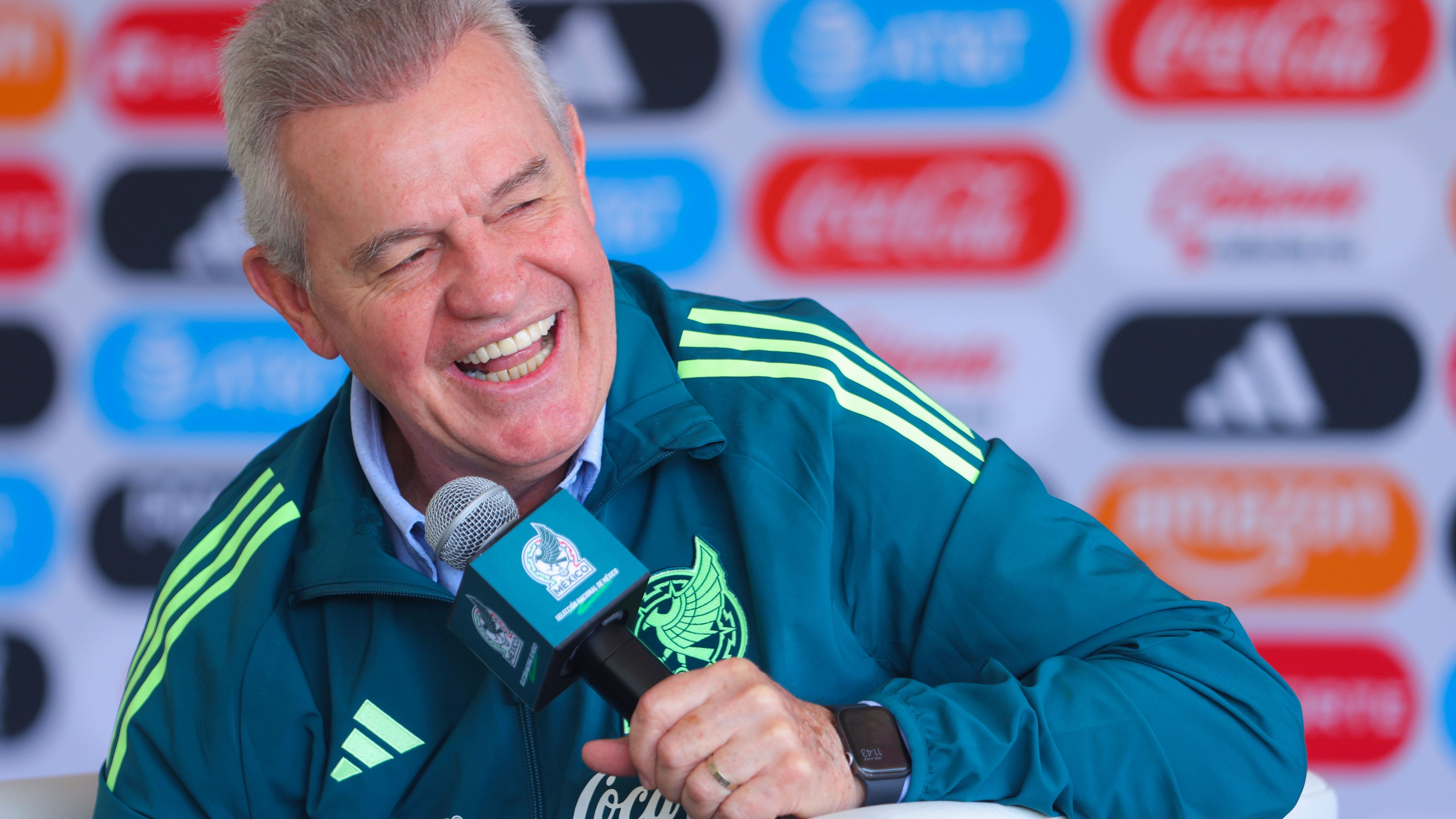 Mexico National Team Coach Javier Aguirre Attends A Press Conference