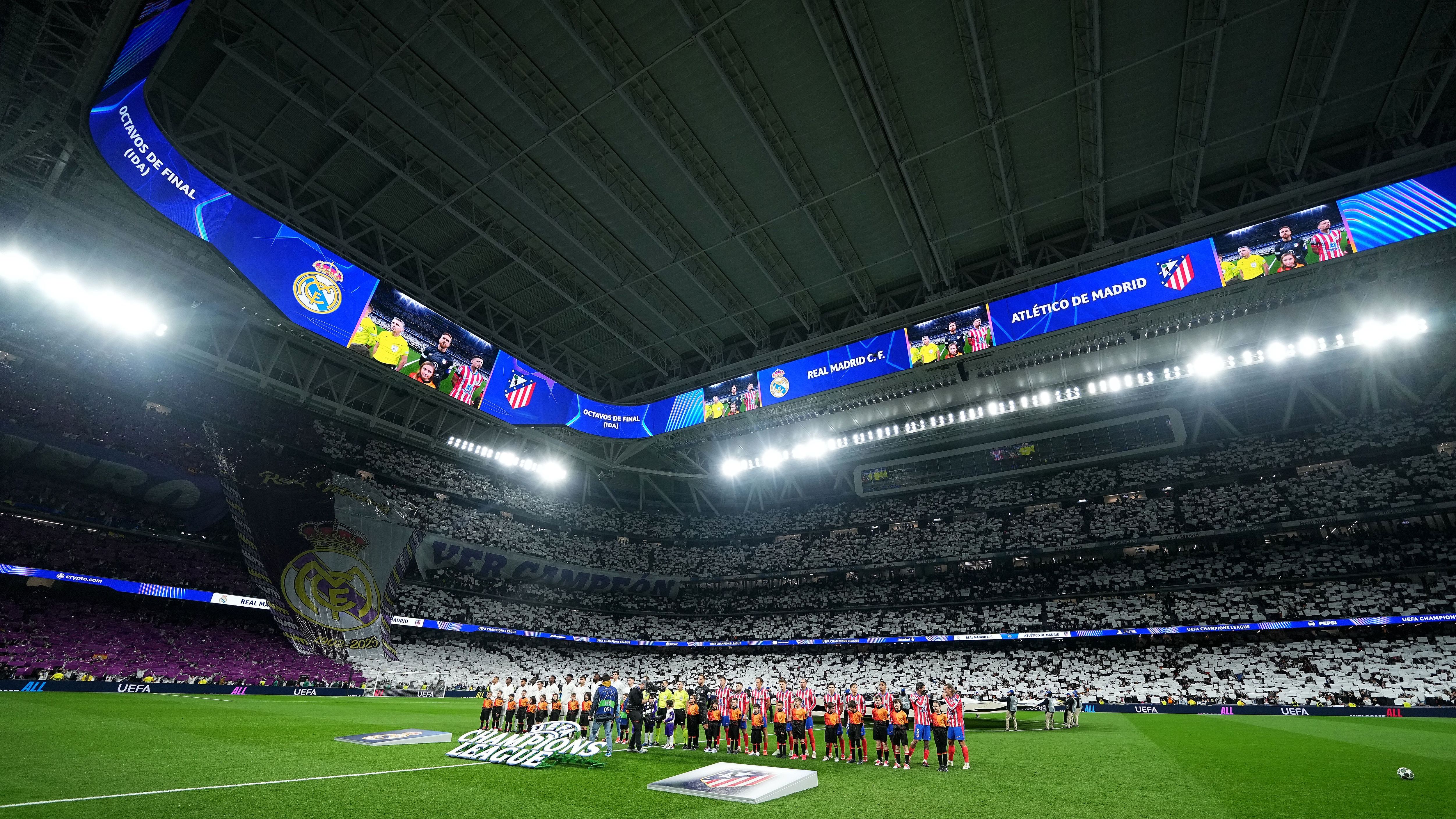 Real Madrid C.F. v Atletico de Madrid - UEFA Champions League 2024/25 Round of 16 First Leg