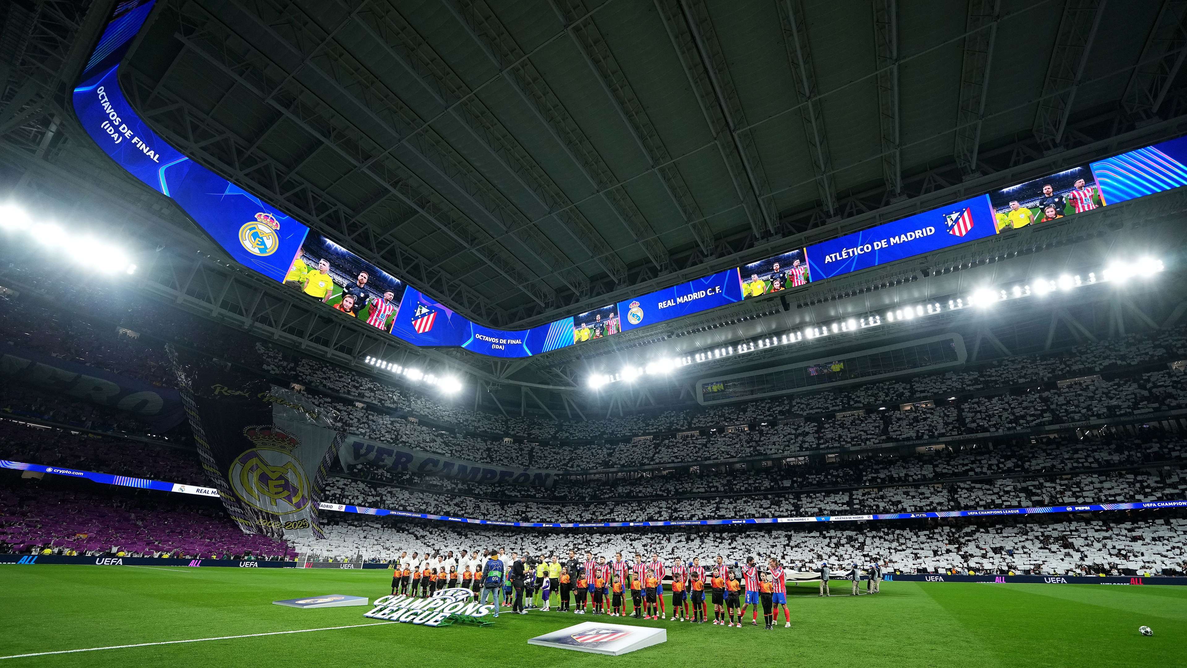 Real Madrid C.F. v Atletico de Madrid - UEFA Champions League 2024/25 Round of 16 First Leg