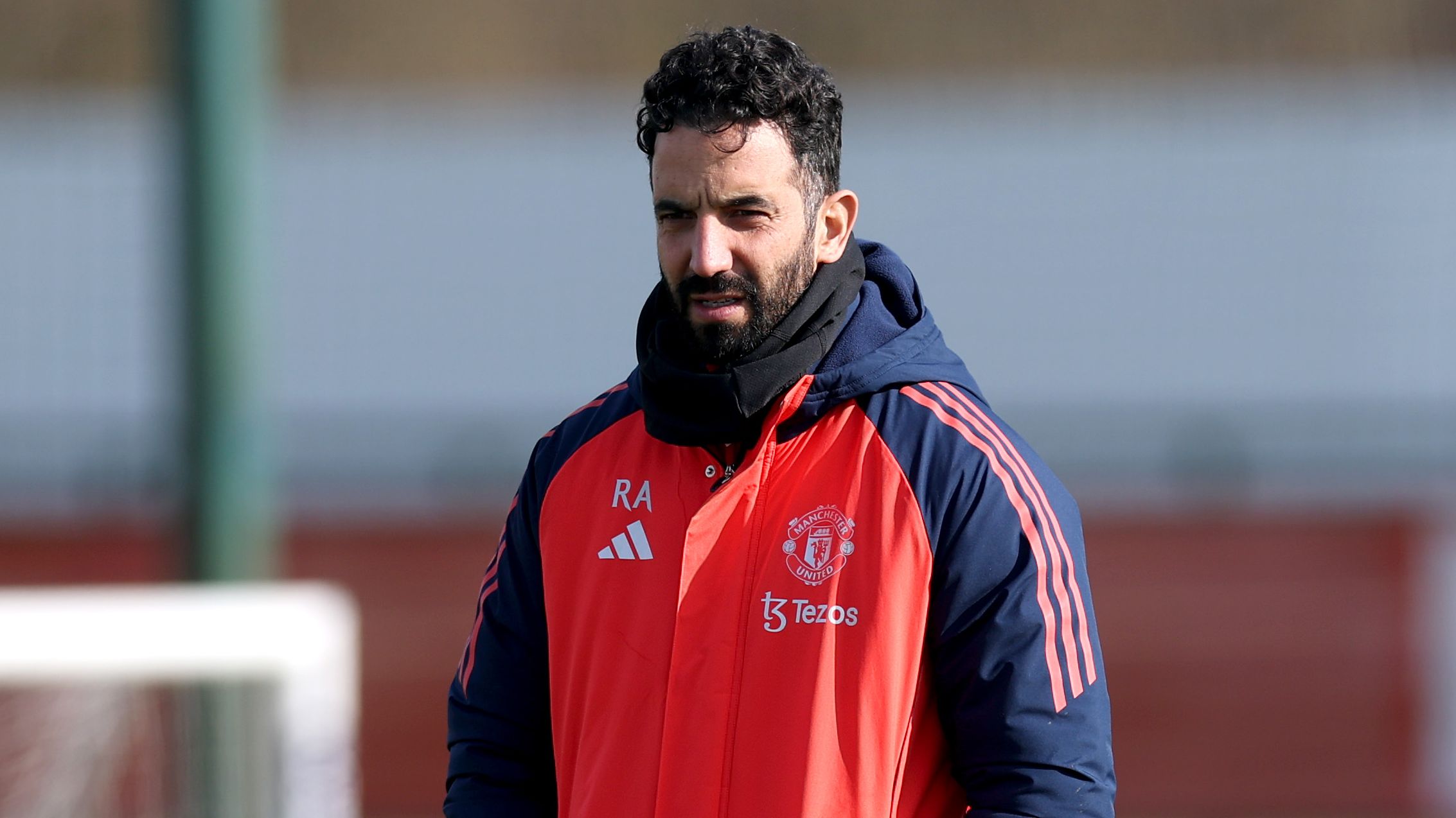 Manchester United Training Session And Press Conference - UEFA Europa League 2024/25 Round of 16 First Leg