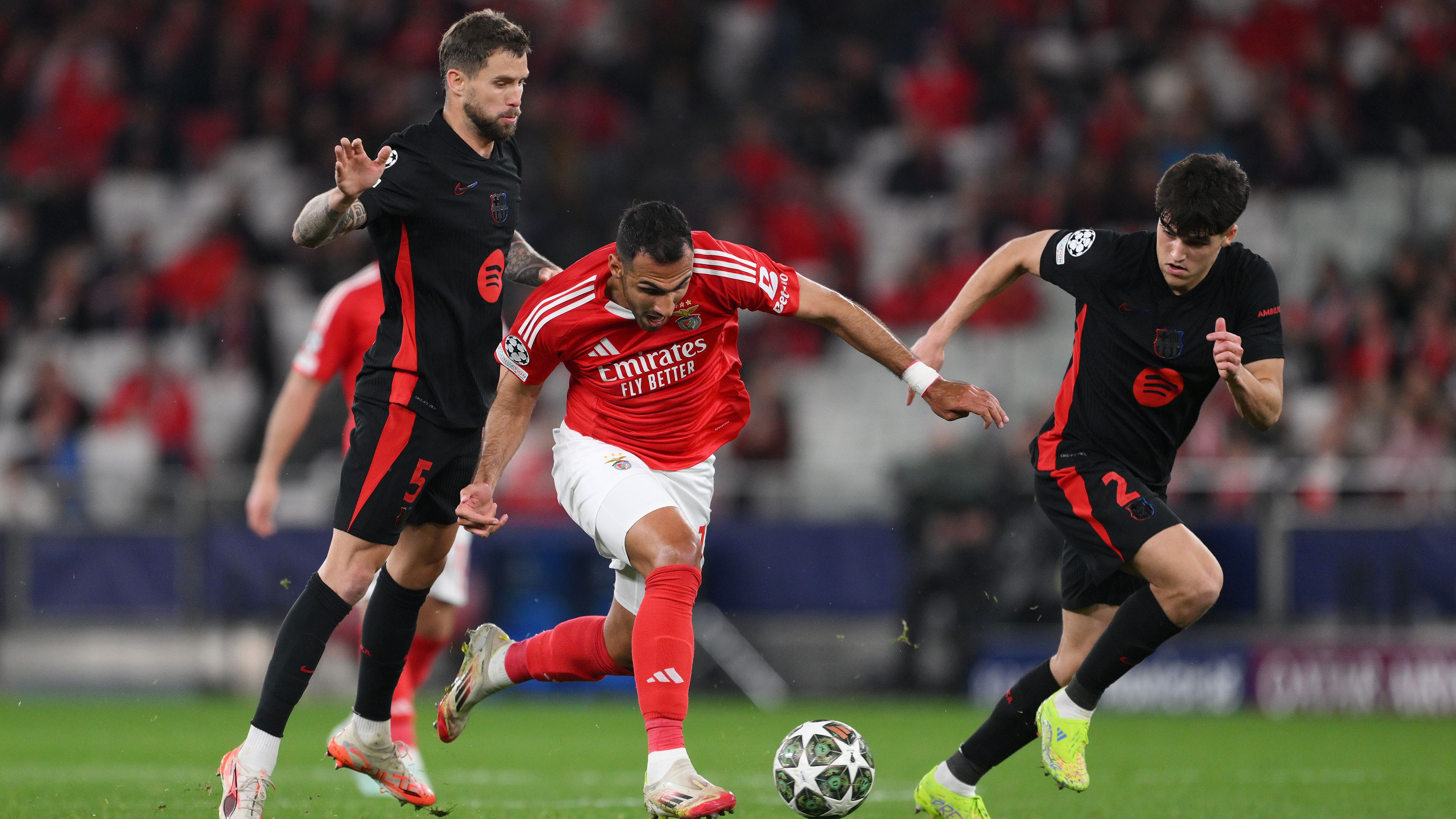 SL Benfica v FC Barcelona - UEFA Champions League 2024/25 Round of 16 First Leg