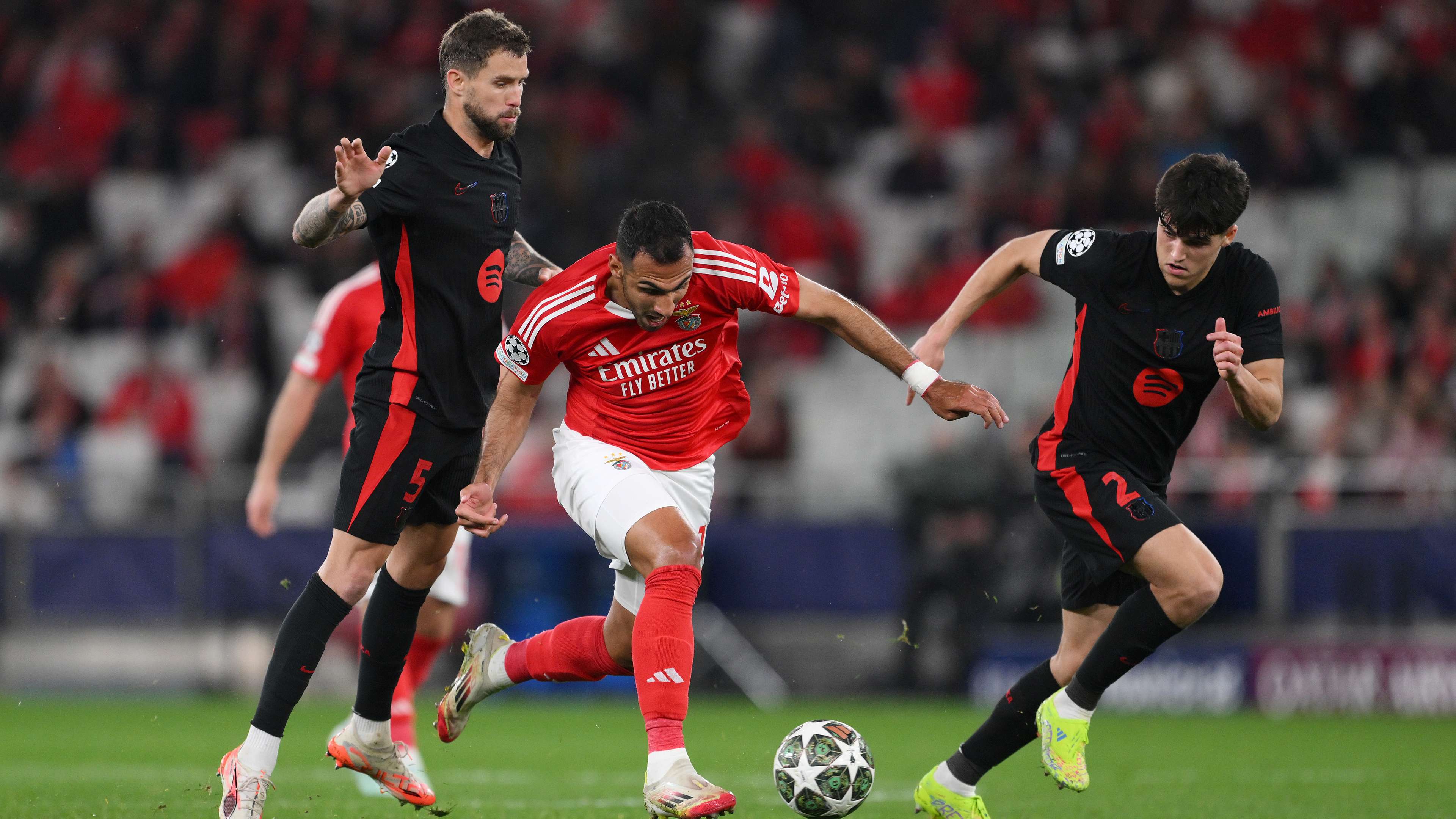 SL Benfica v FC Barcelona - UEFA Champions League 2024/25 Round of 16 First Leg