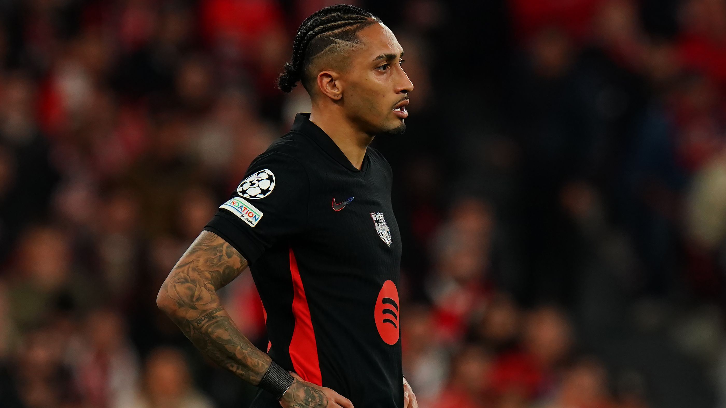 SL Benfica v FC Barcelona - UEFA Champions League 2024/25 Round of 16 First Leg