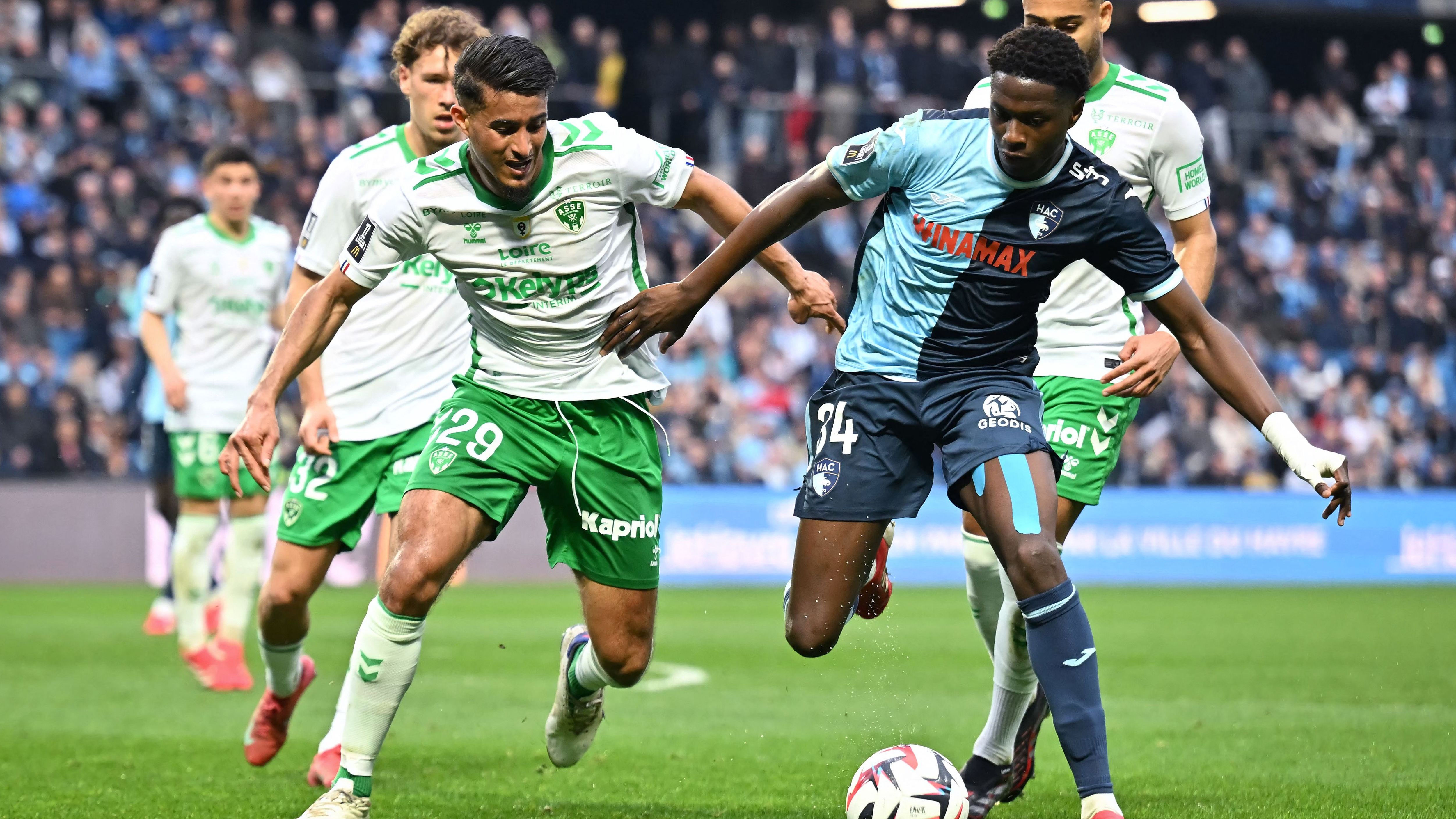 FBL-FRA-LIGUE1-LE HAVRE-SAINT ETIENNE