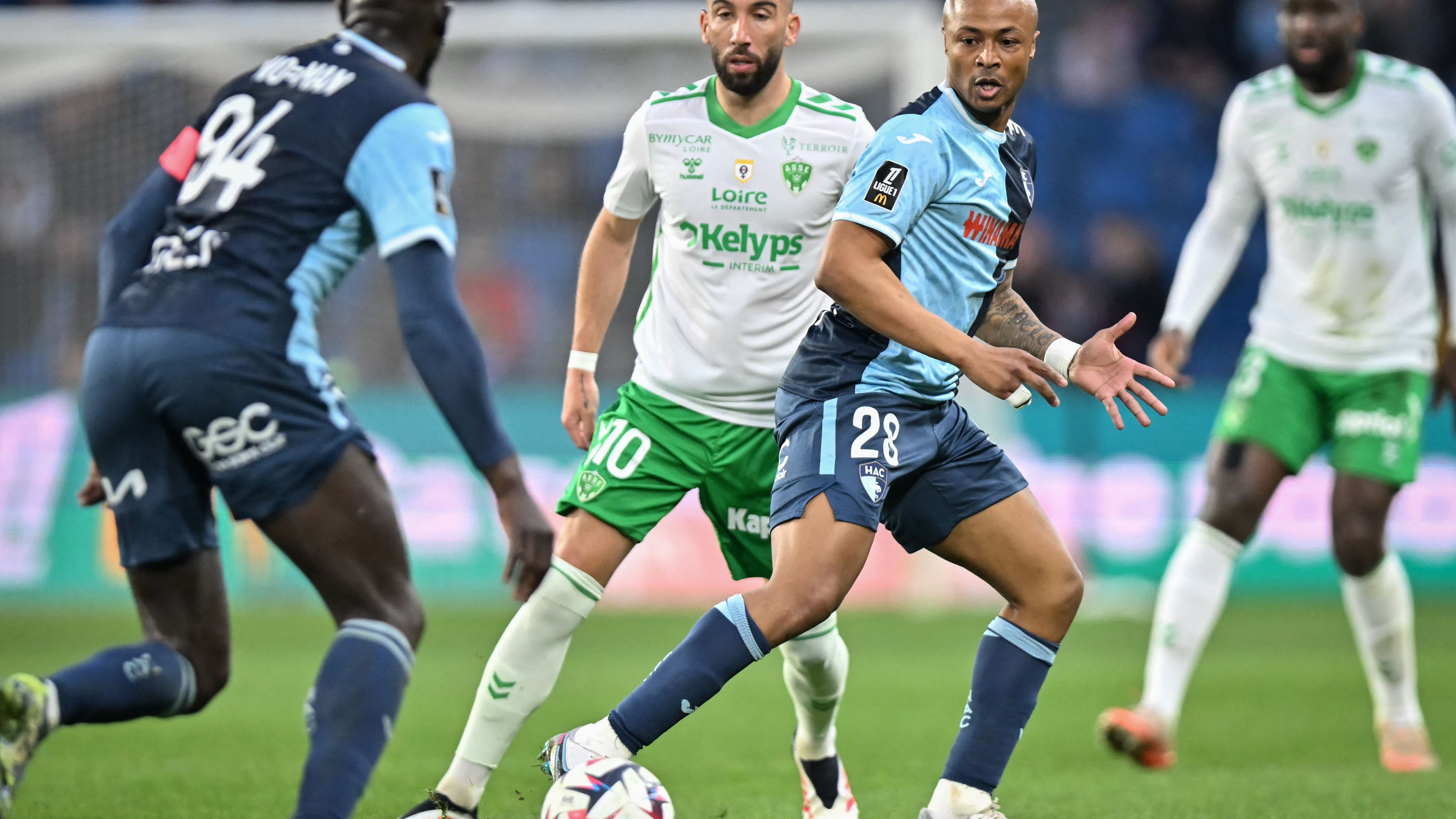 FBL-FRA-LIGUE1-LE HAVRE-SAINT ETIENNE