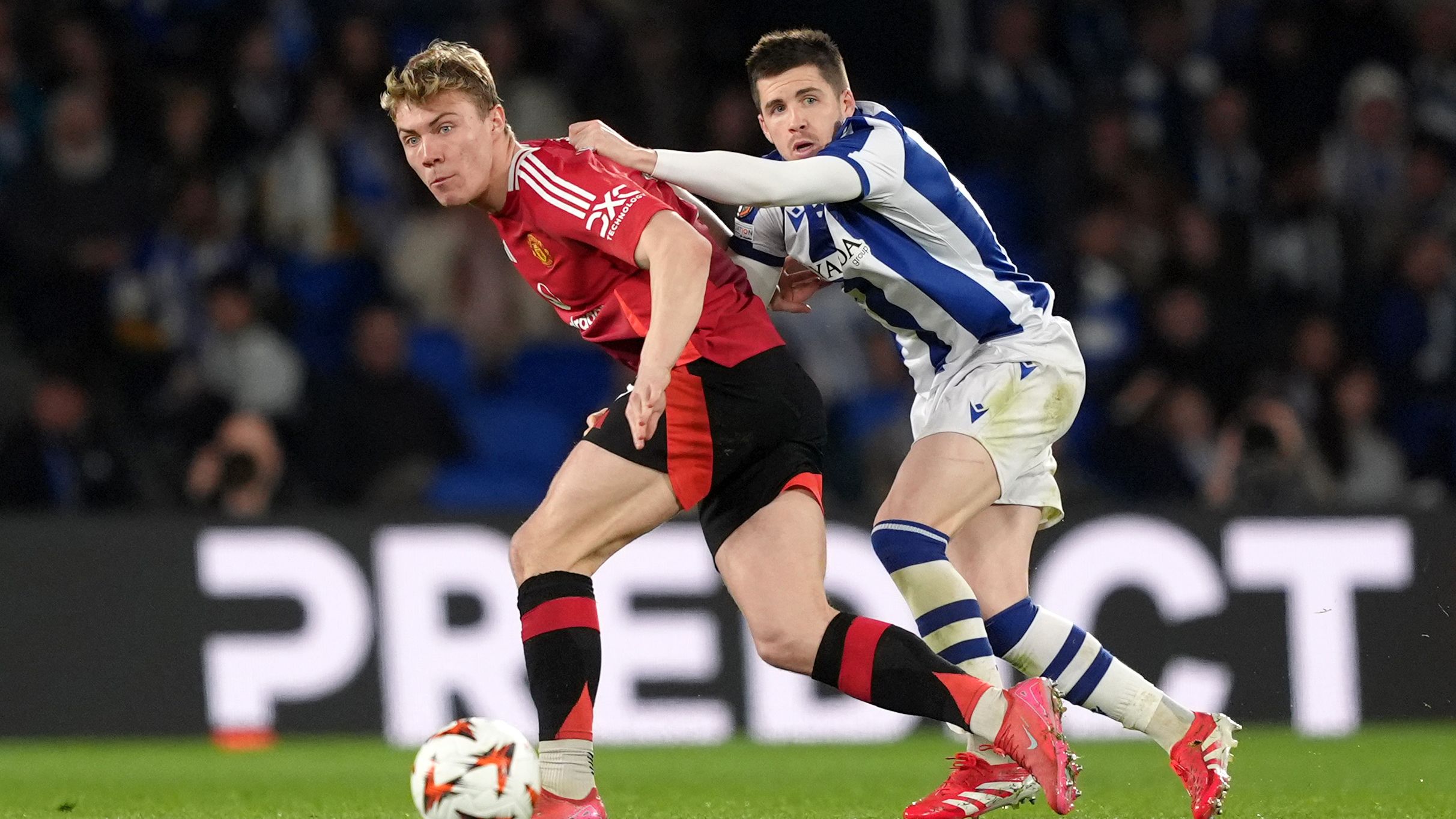 Real Sociedad de Futbol v Manchester United - UEFA Europa League 2024/25 Round of 16 First Leg