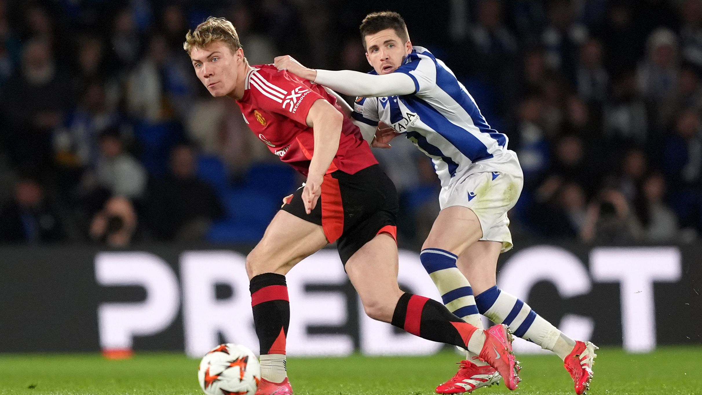 Real Sociedad de Futbol v Manchester United - UEFA Europa League 2024/25 Round of 16 First Leg