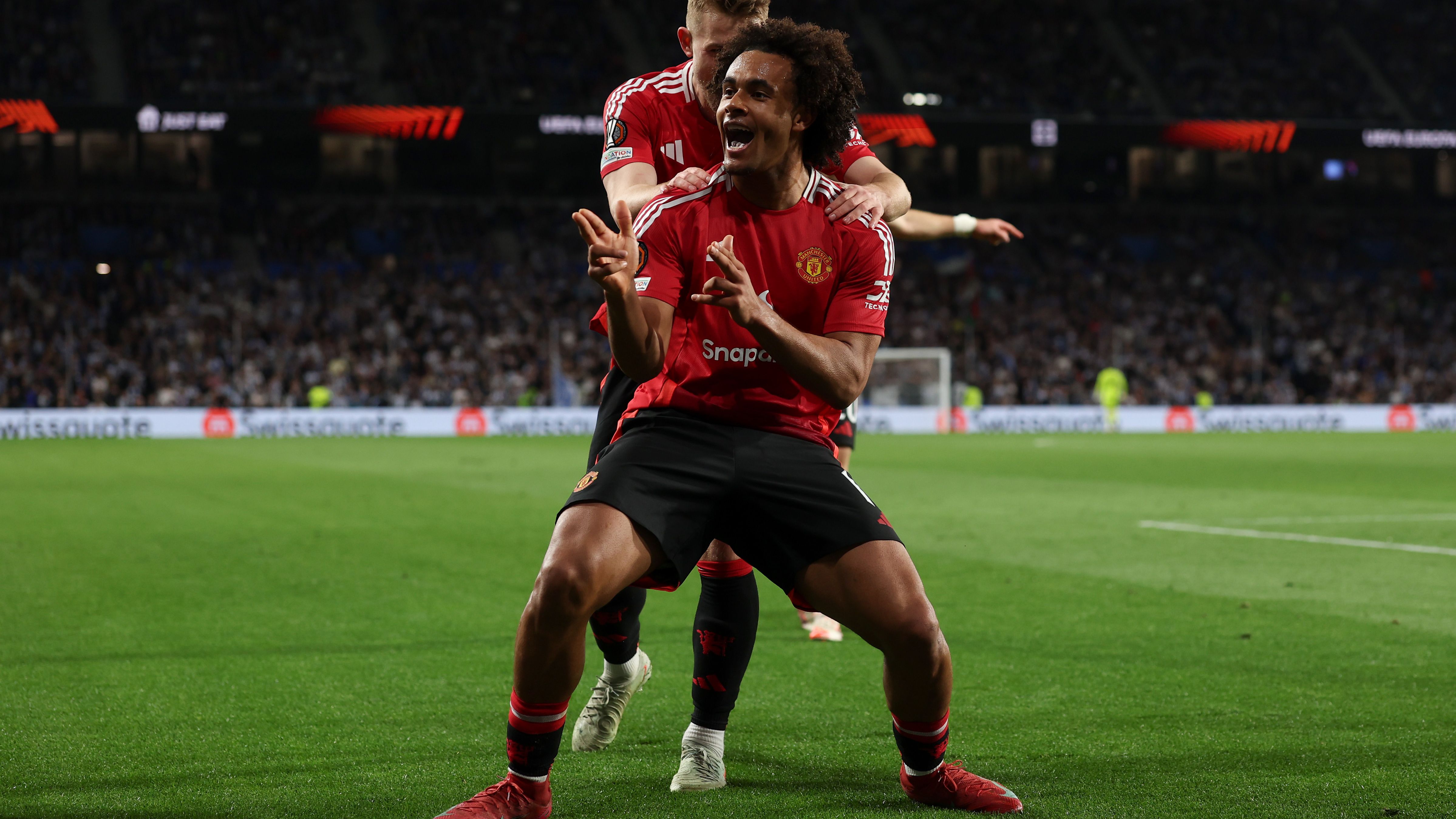 Real Sociedad de Futbol v Manchester United - UEFA Europa League 2024/25 Round of 16 First Leg