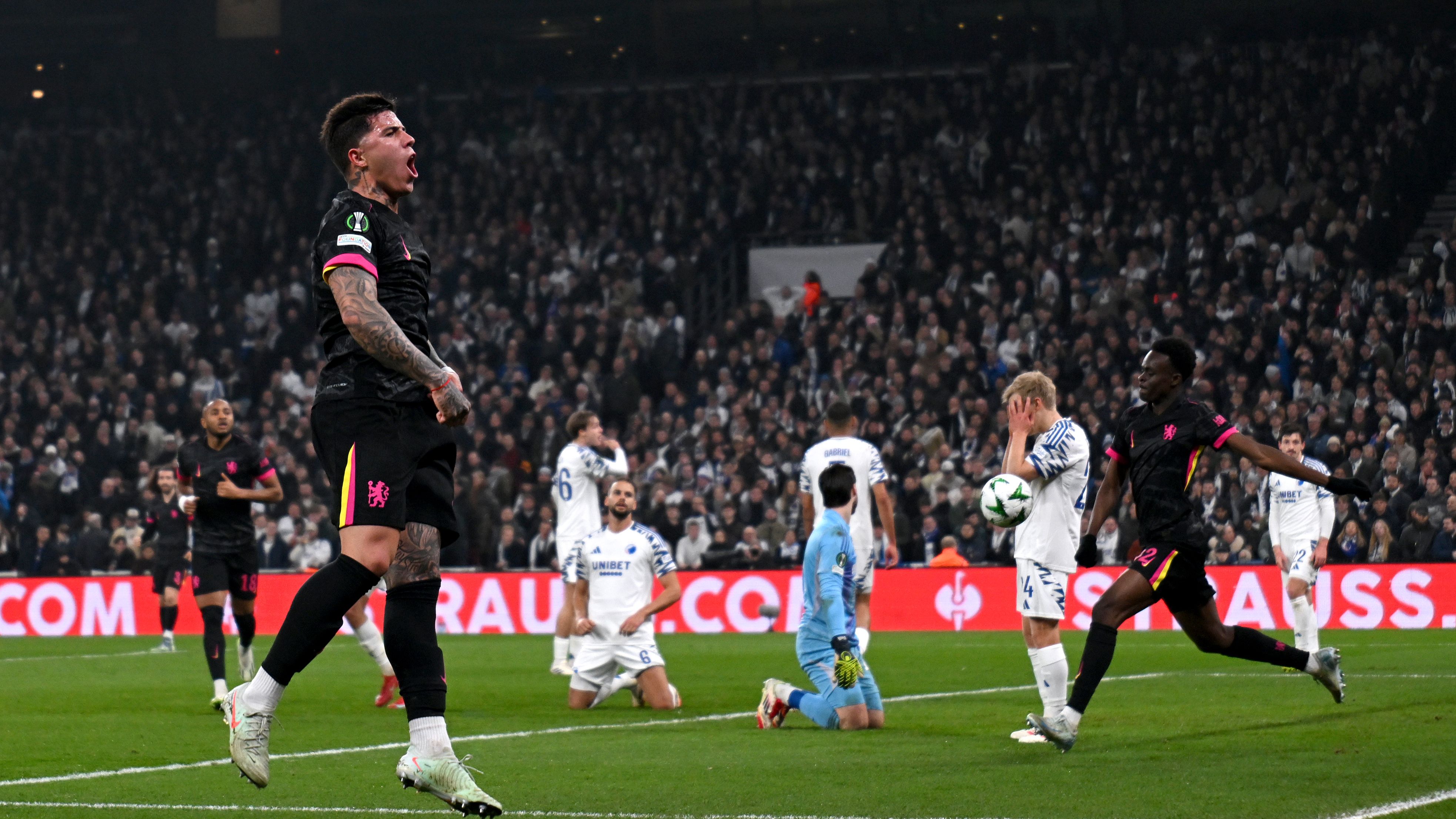 F.C. Copenhagen v Chelsea FC - UEFA Conference League 2024/25 Round of 16 First Leg