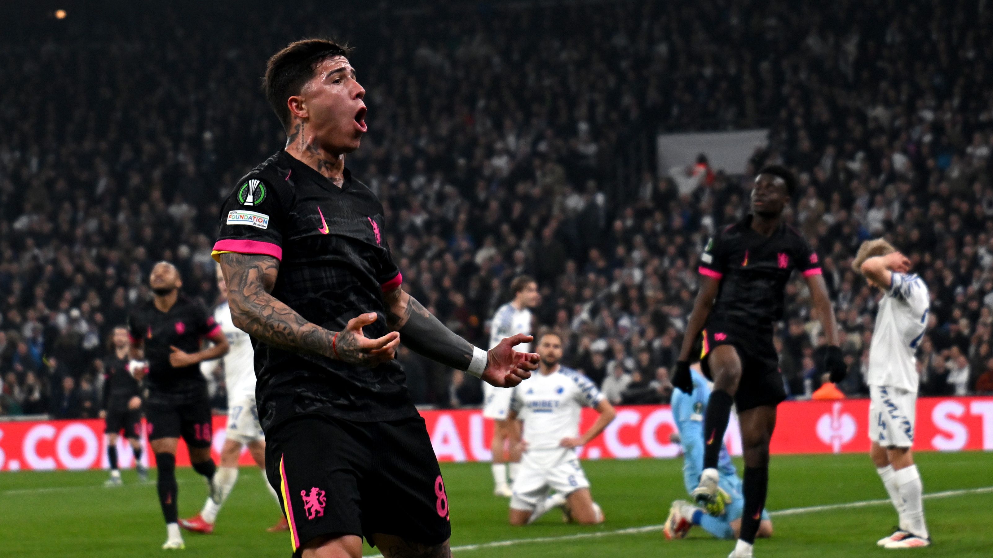 F.C. Copenhagen v Chelsea FC - UEFA Conference League 2024/25 Round of 16 First Leg