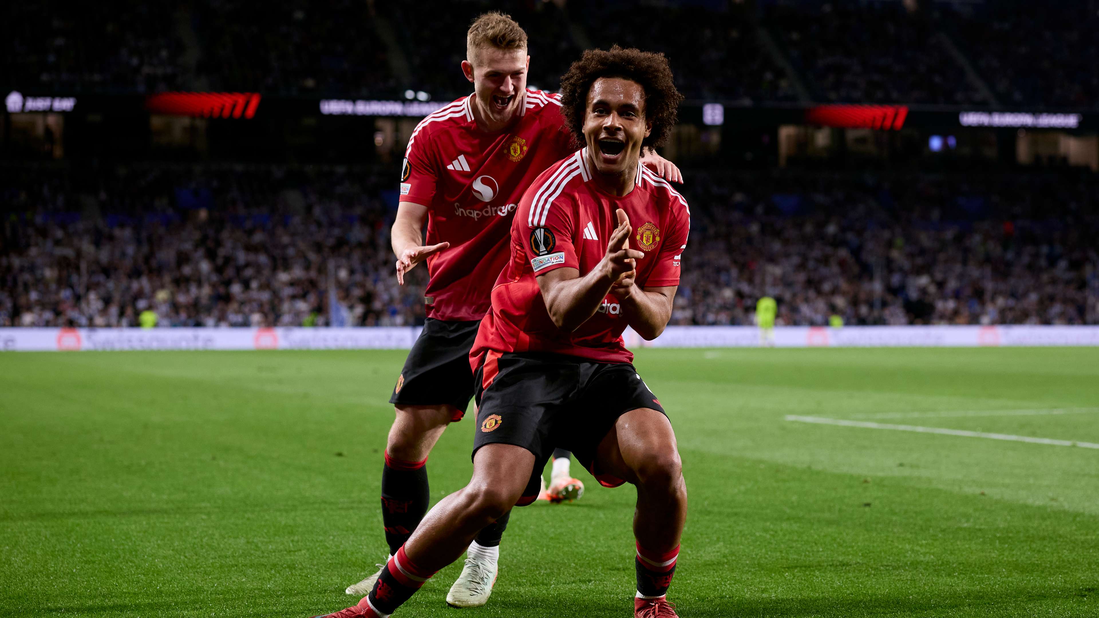 Real Sociedad de Futbol v Manchester United - UEFA Europa League 2024/25 Round of 16 First Leg