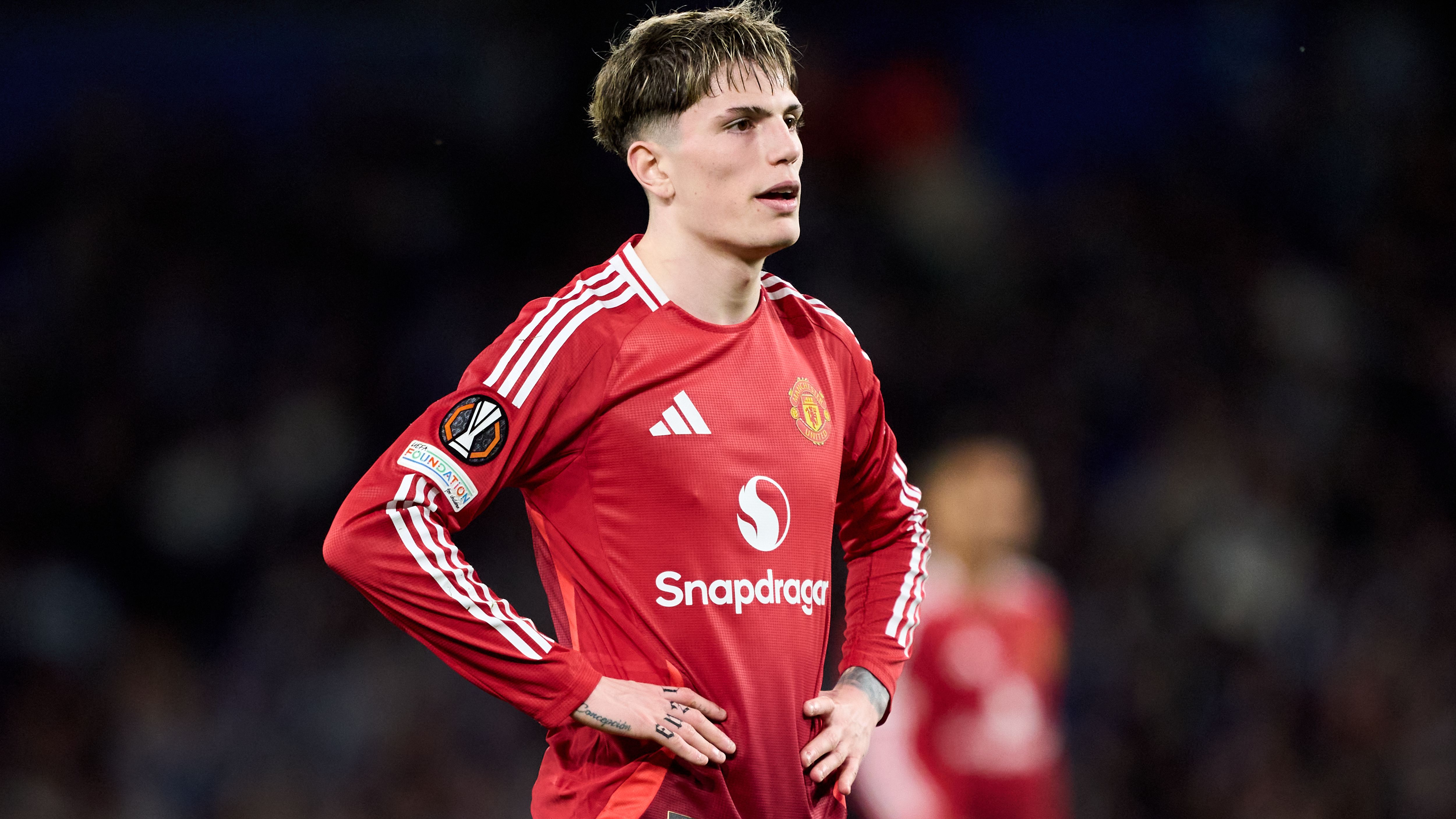 Real Sociedad de Futbol v Manchester United - UEFA Europa League 2024/25 Round of 16 First Leg