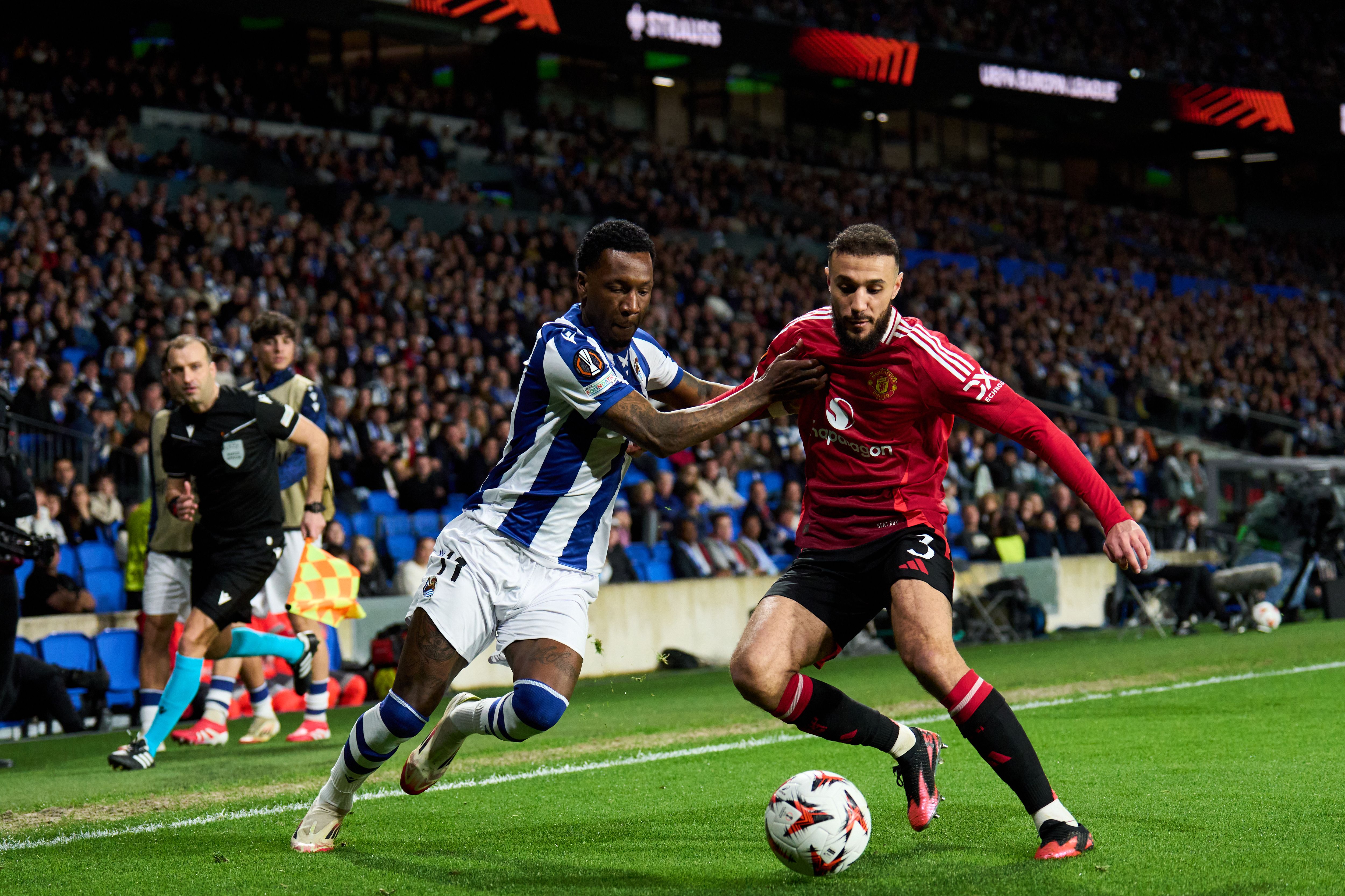 Real Sociedad de Futbol v Manchester United - UEFA Europa League 2024/25 Round of 16 First Leg
