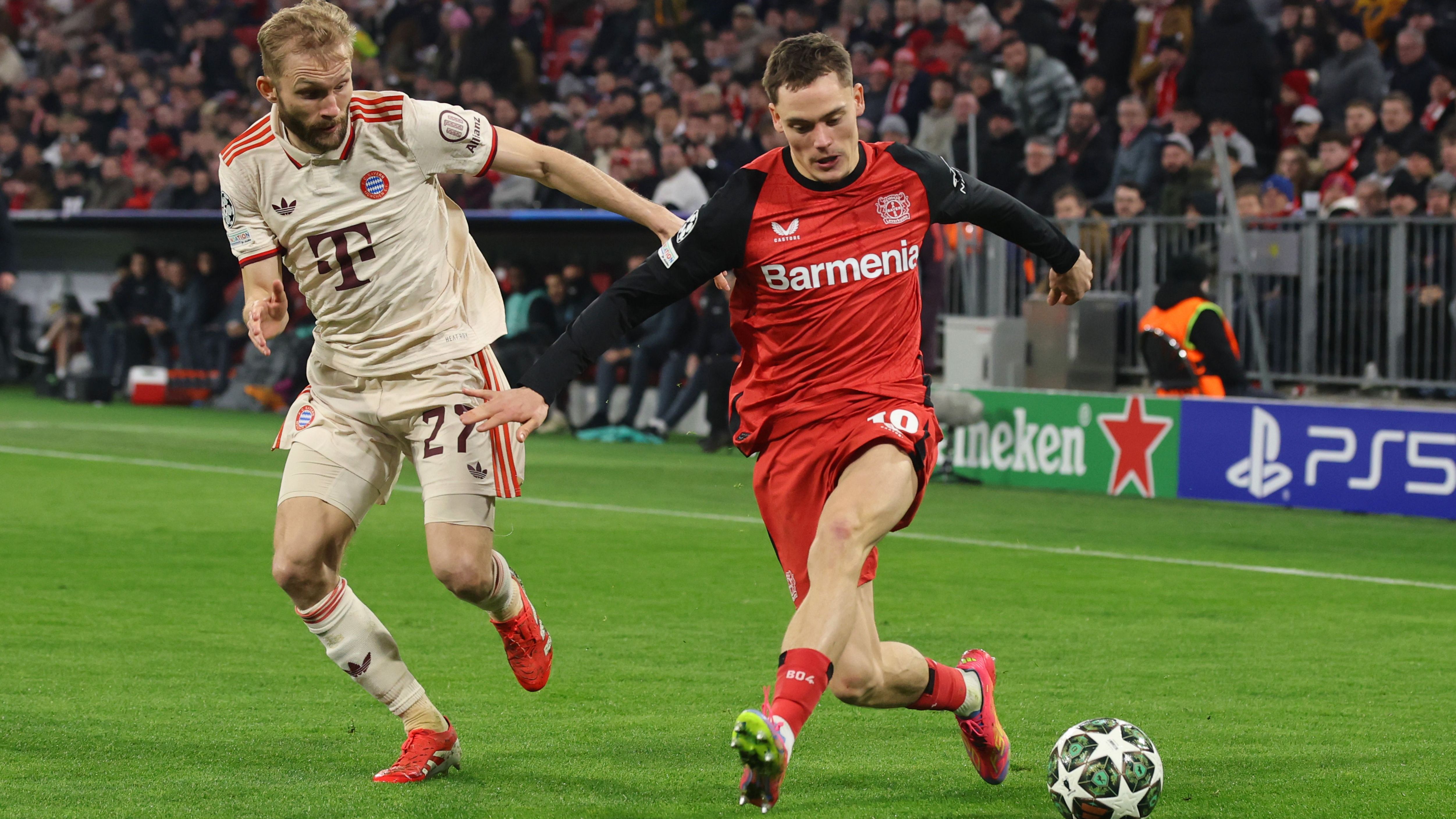 FC Bayern München v Bayer 04 Leverkusen - UEFA Champions League 2024/25 Round of 16 First Leg