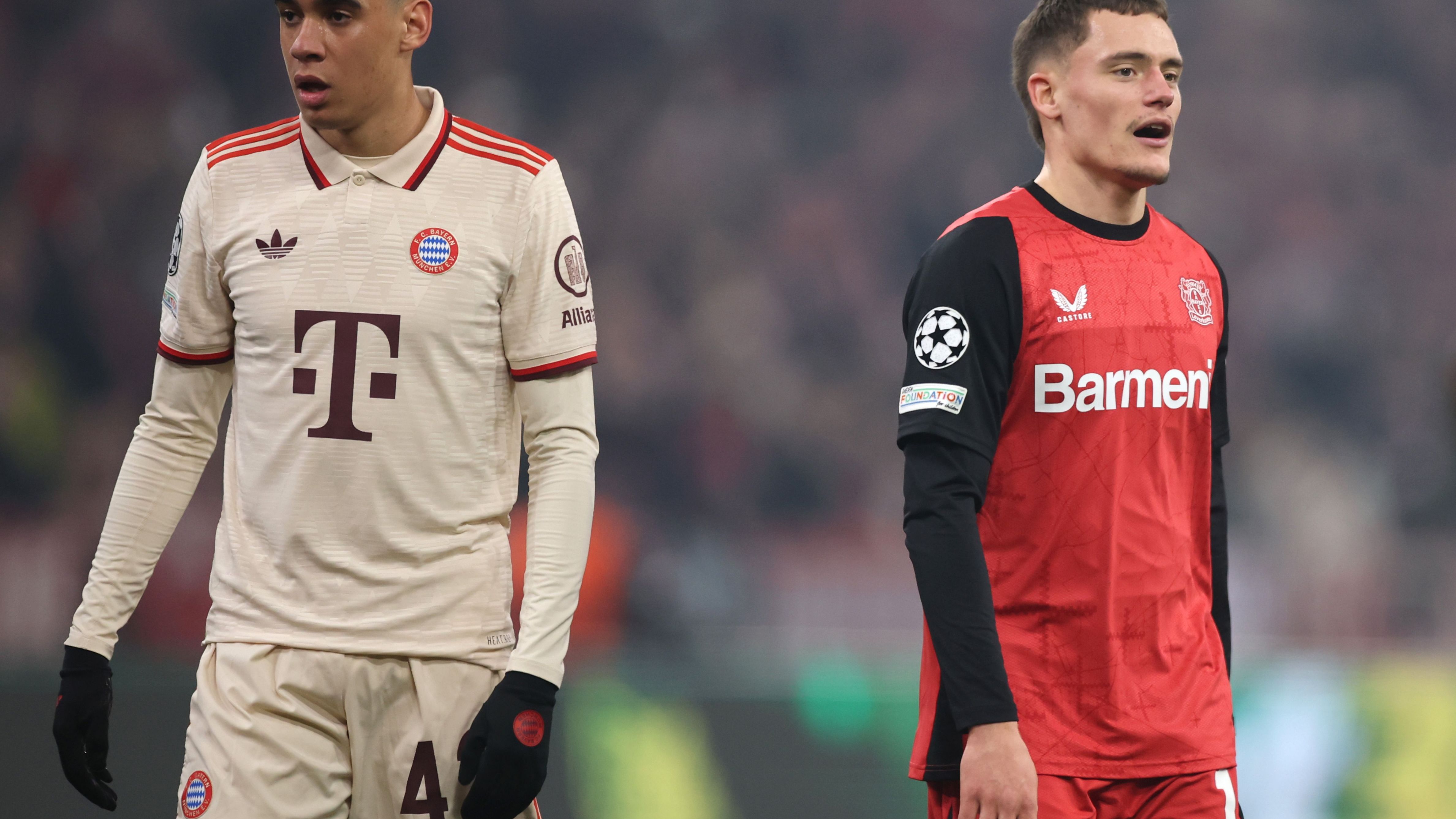 FC Bayern München v Bayer 04 Leverkusen - UEFA Champions League 2024/25 Round of 16 First Leg