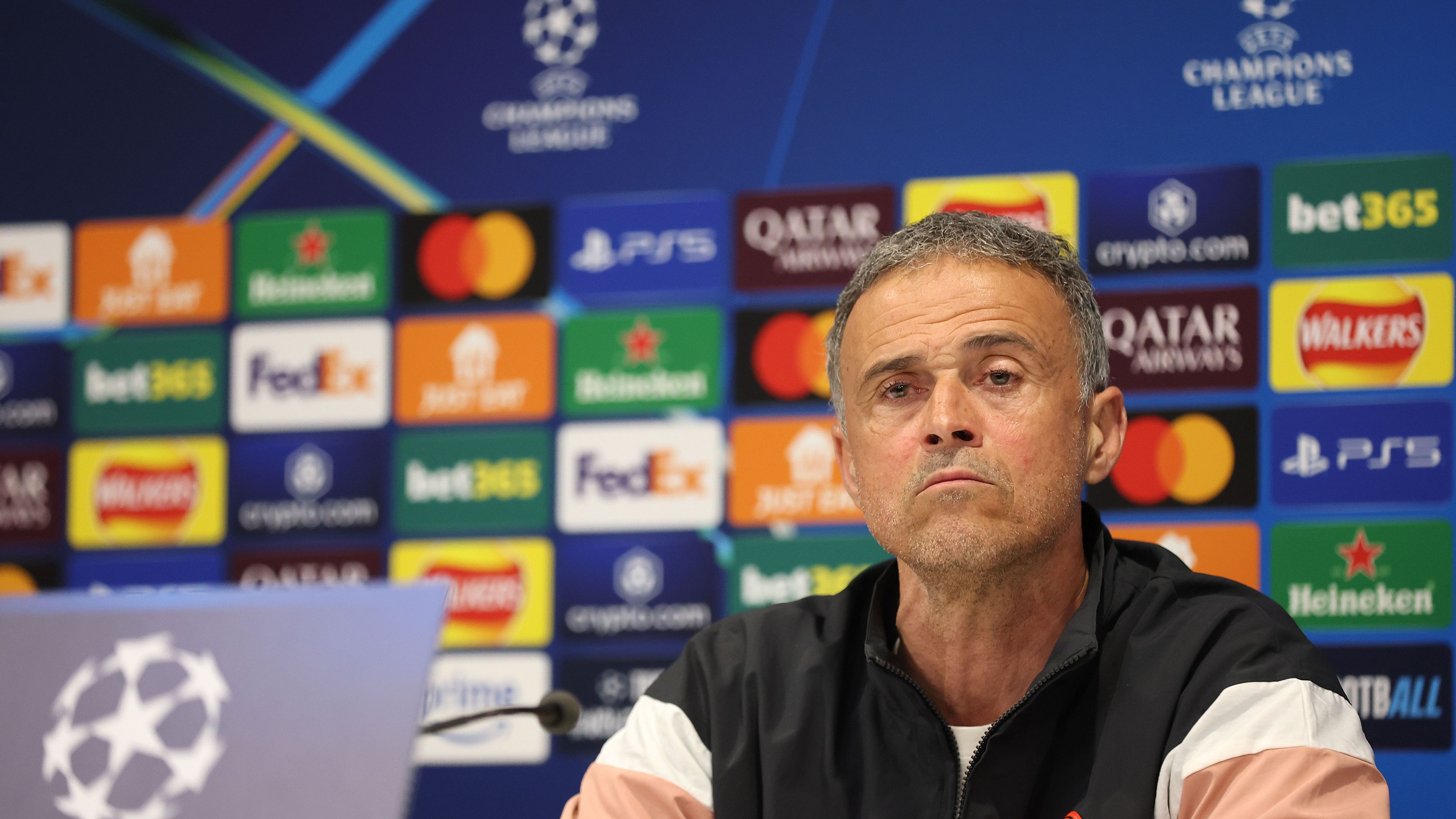 Paris Saint-Germain Training Session And Press Conference - UEFA Champions League 2024/25 Round of 16 Second Leg