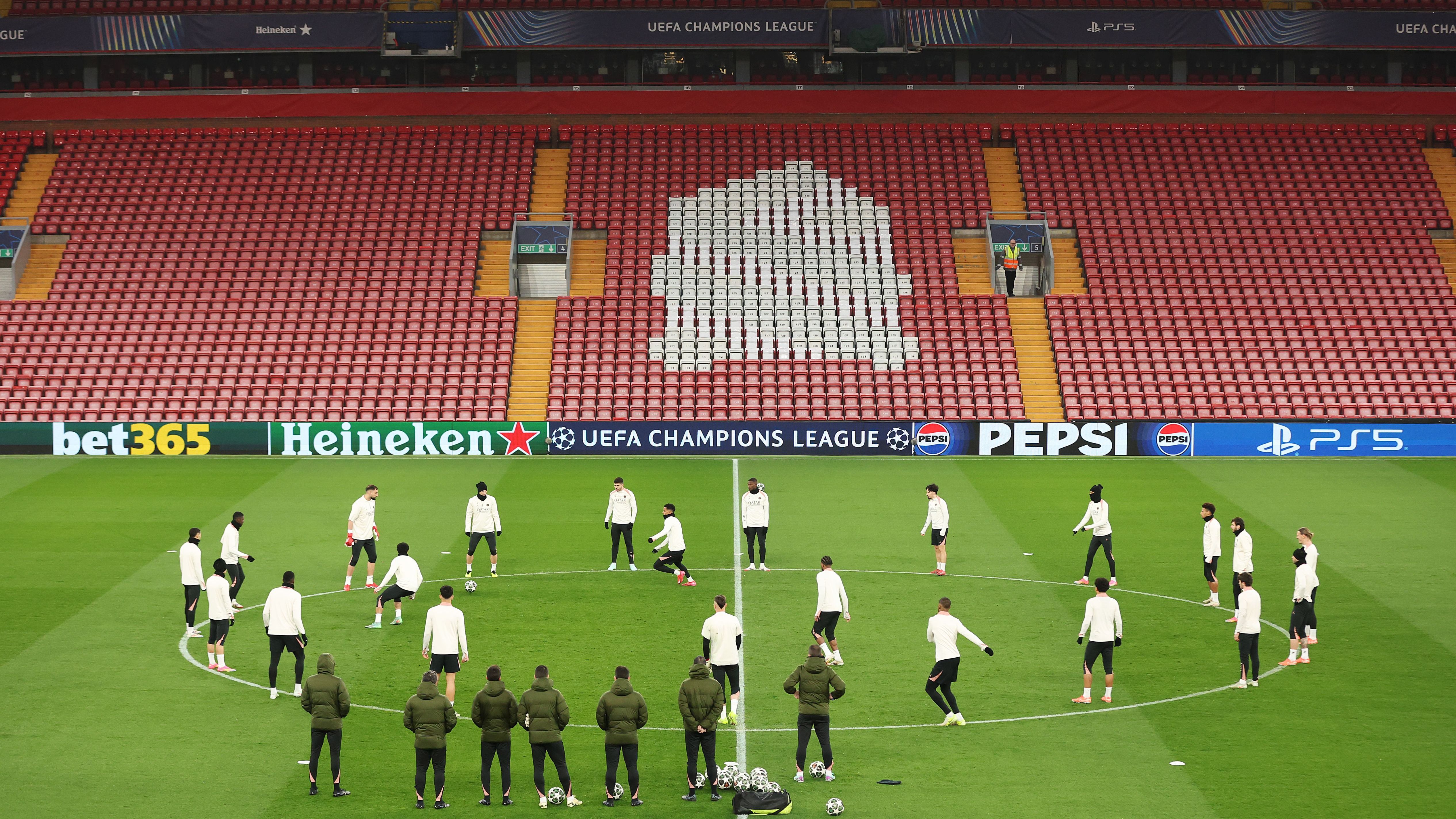 Paris Saint-Germain Training Session And Press Conference - UEFA Champions League 2024/25 Round of 16 Second Leg