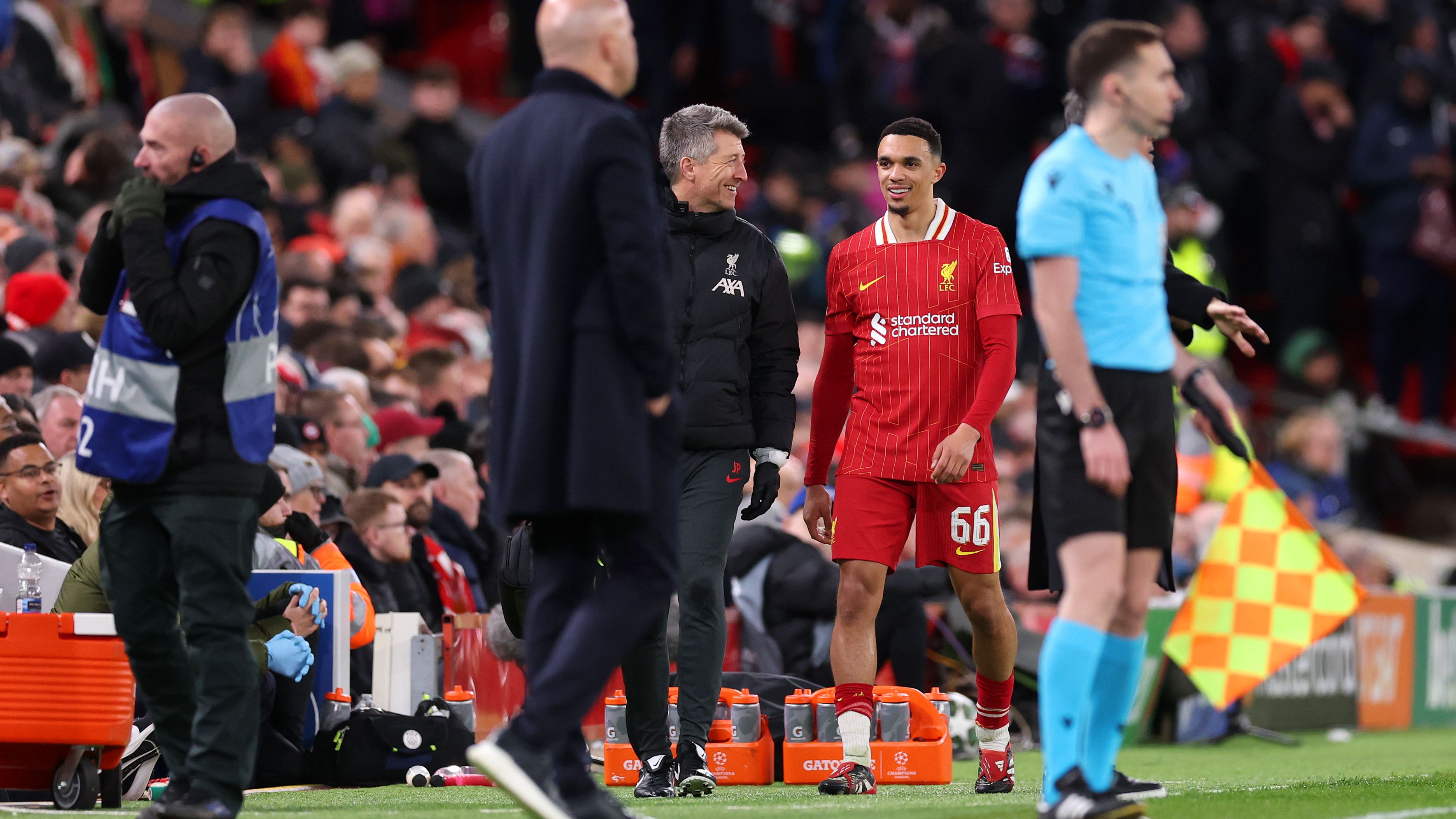 Liverpool FC v Paris Saint-Germain - UEFA Champions League 2024/25 Round of 16 Second Leg