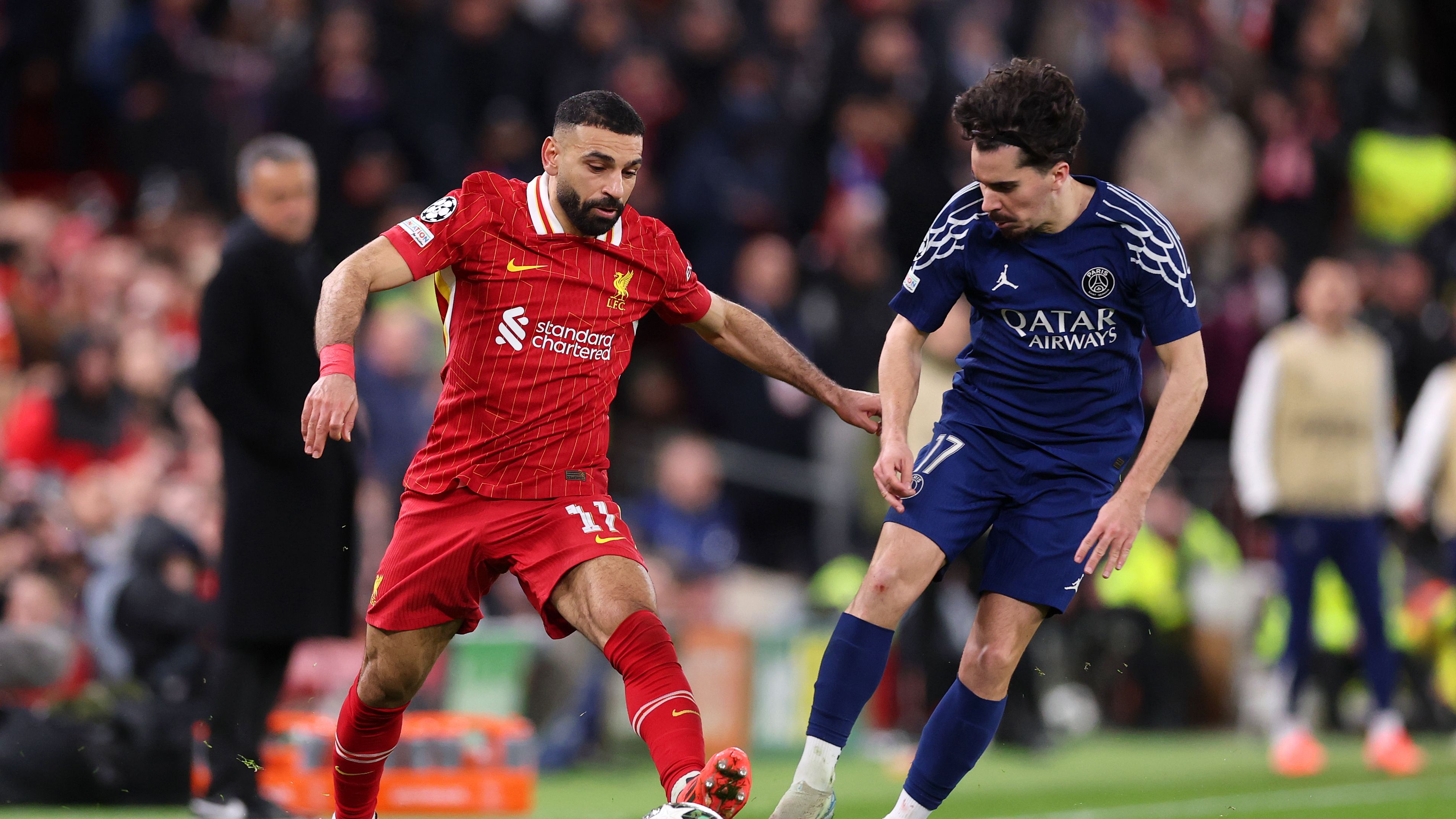 Liverpool FC v Paris Saint-Germain - UEFA Champions League 2024/25 Round of 16 Second Leg