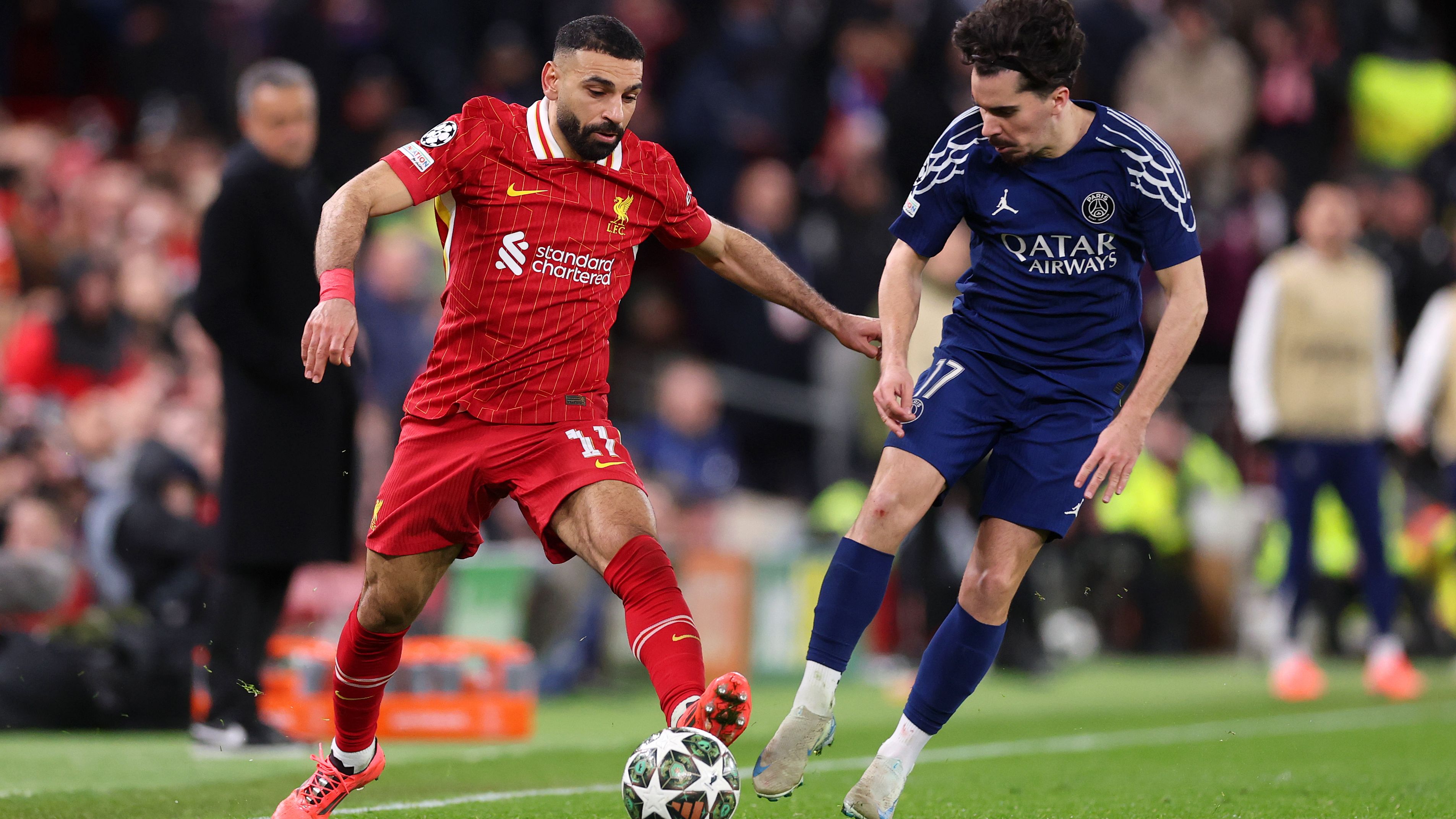 Liverpool FC v Paris Saint-Germain - UEFA Champions League 2024/25 Round of 16 Second Leg