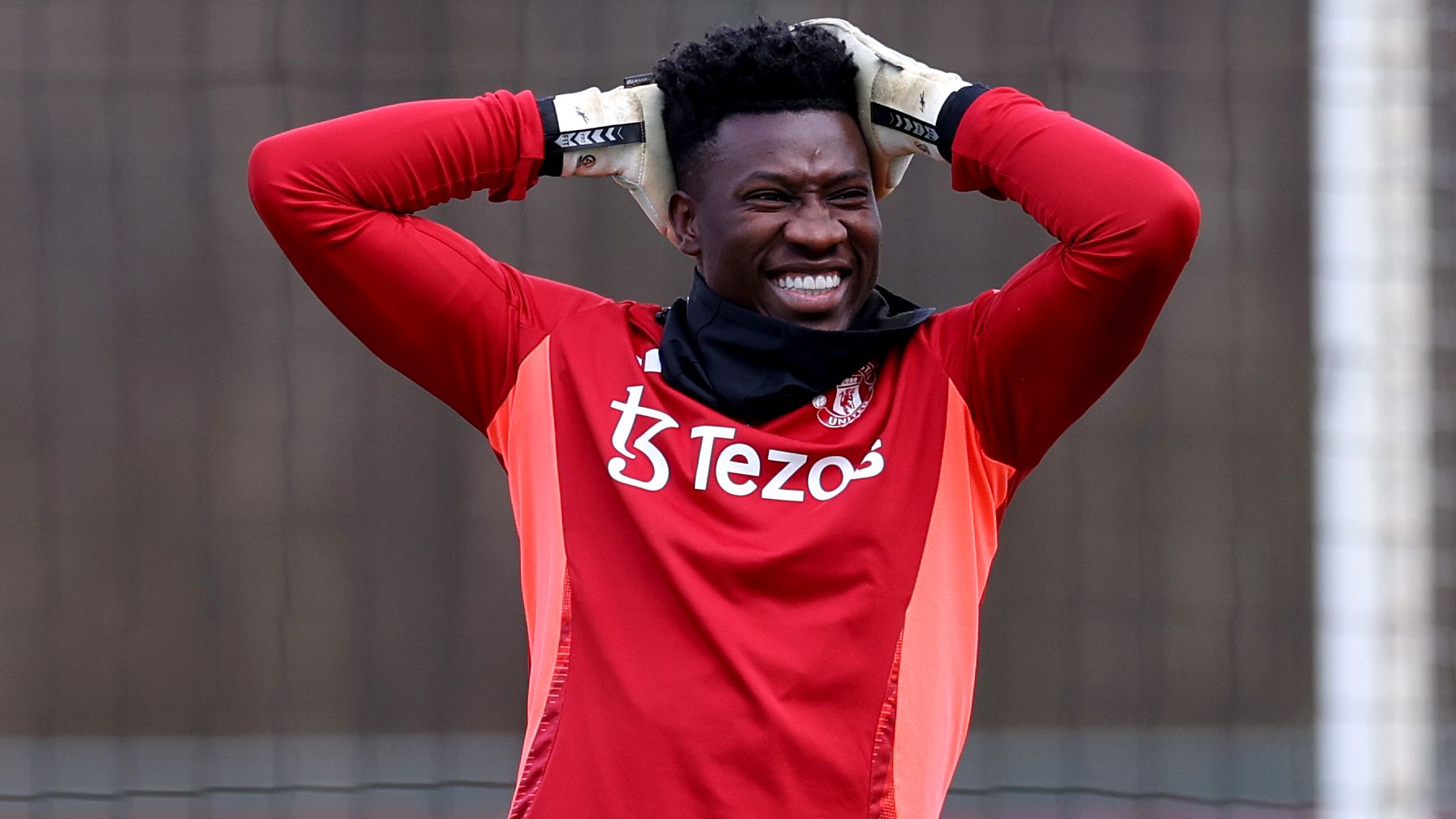 Manchester United Training Session And Press Conference - UEFA Europa League 2024/25 Round of 16 Second Leg