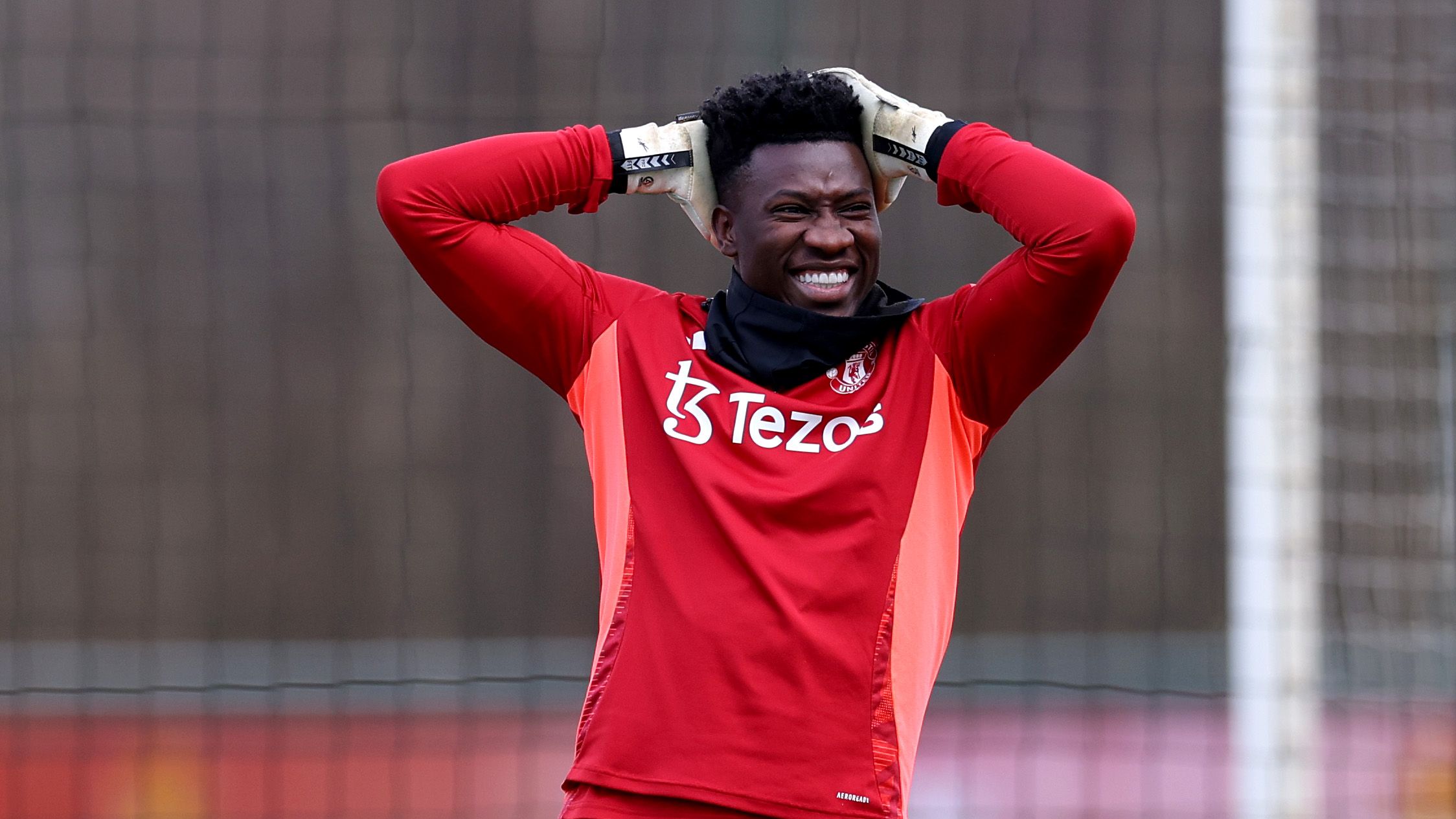 Manchester United Training Session And Press Conference - UEFA Europa League 2024/25 Round of 16 Second Leg