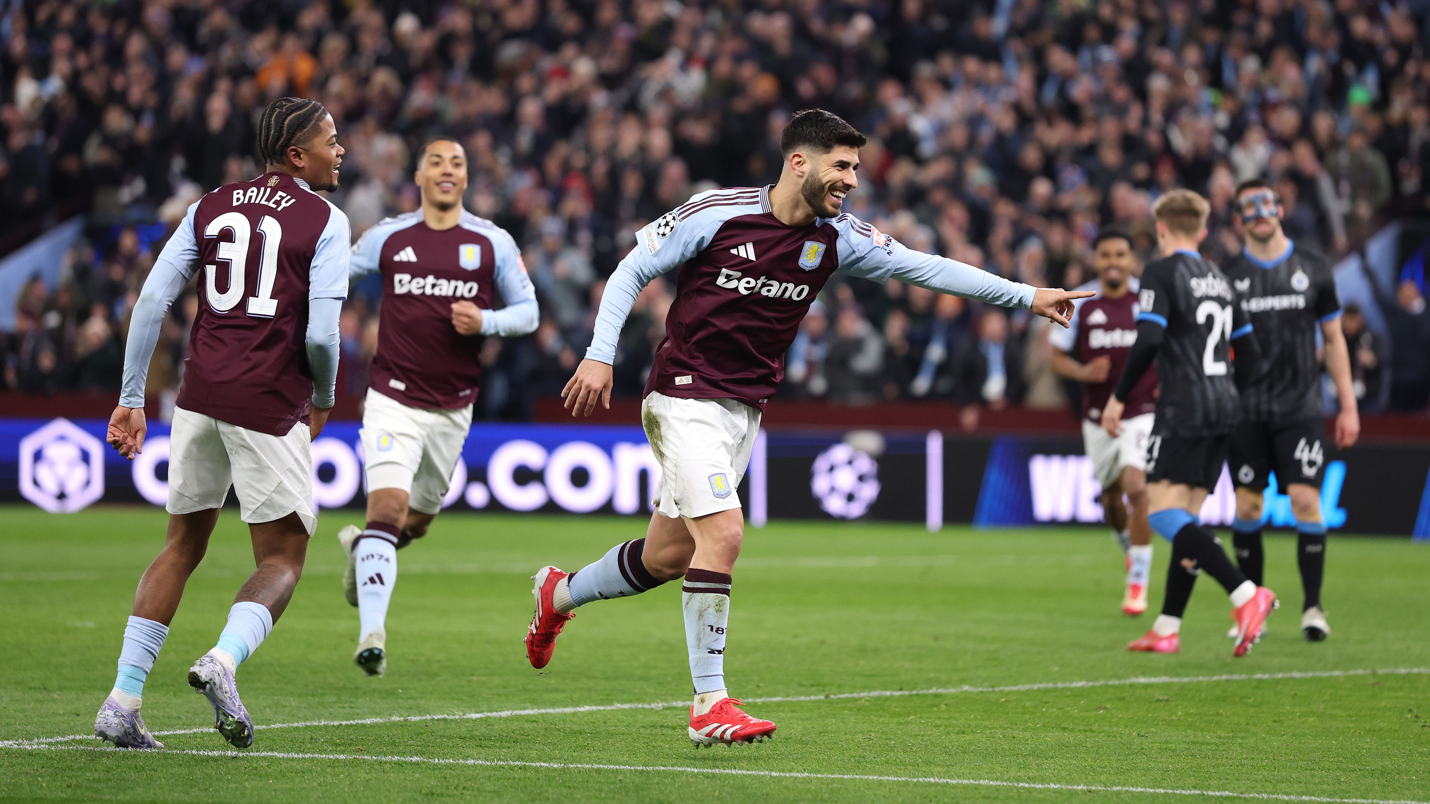 Aston Villa FC v Club Brugge KV - UEFA Champions League 2024/25 Round of 16 Second Leg