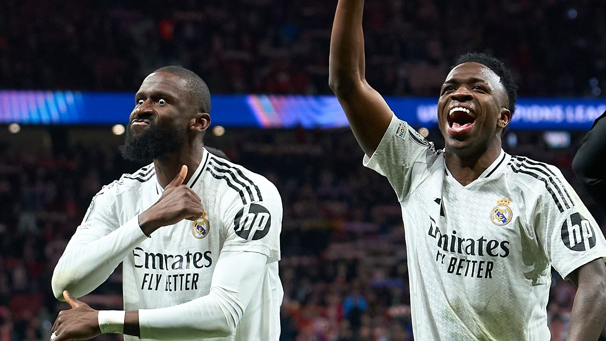 Atletico de Madrid v Real Madrid C.F. - UEFA Champions League 2024/25 Round of 16 Second Leg Antonio Rüdiger