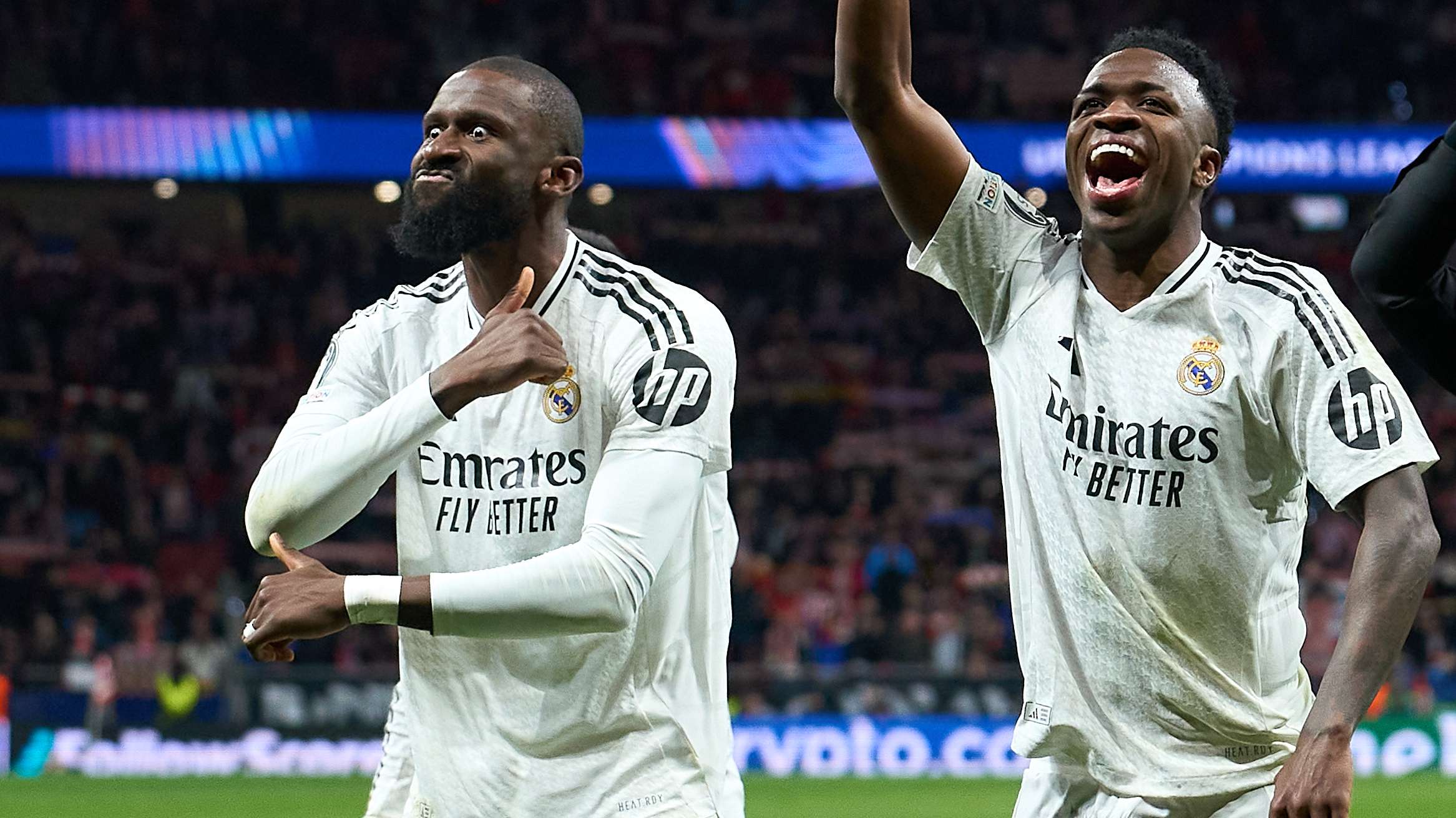 Atletico de Madrid v Real Madrid C.F. - UEFA Champions League 2024/25 Round of 16 Second Leg Antonio Rüdiger