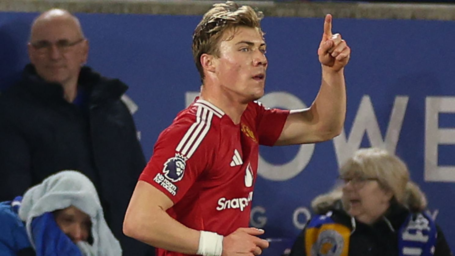 Rasmus Hojlund shares honest reaction after FINALLY bringing 21-game Man Utd goal drought to an end with strike against Leicester | Goal.com UK