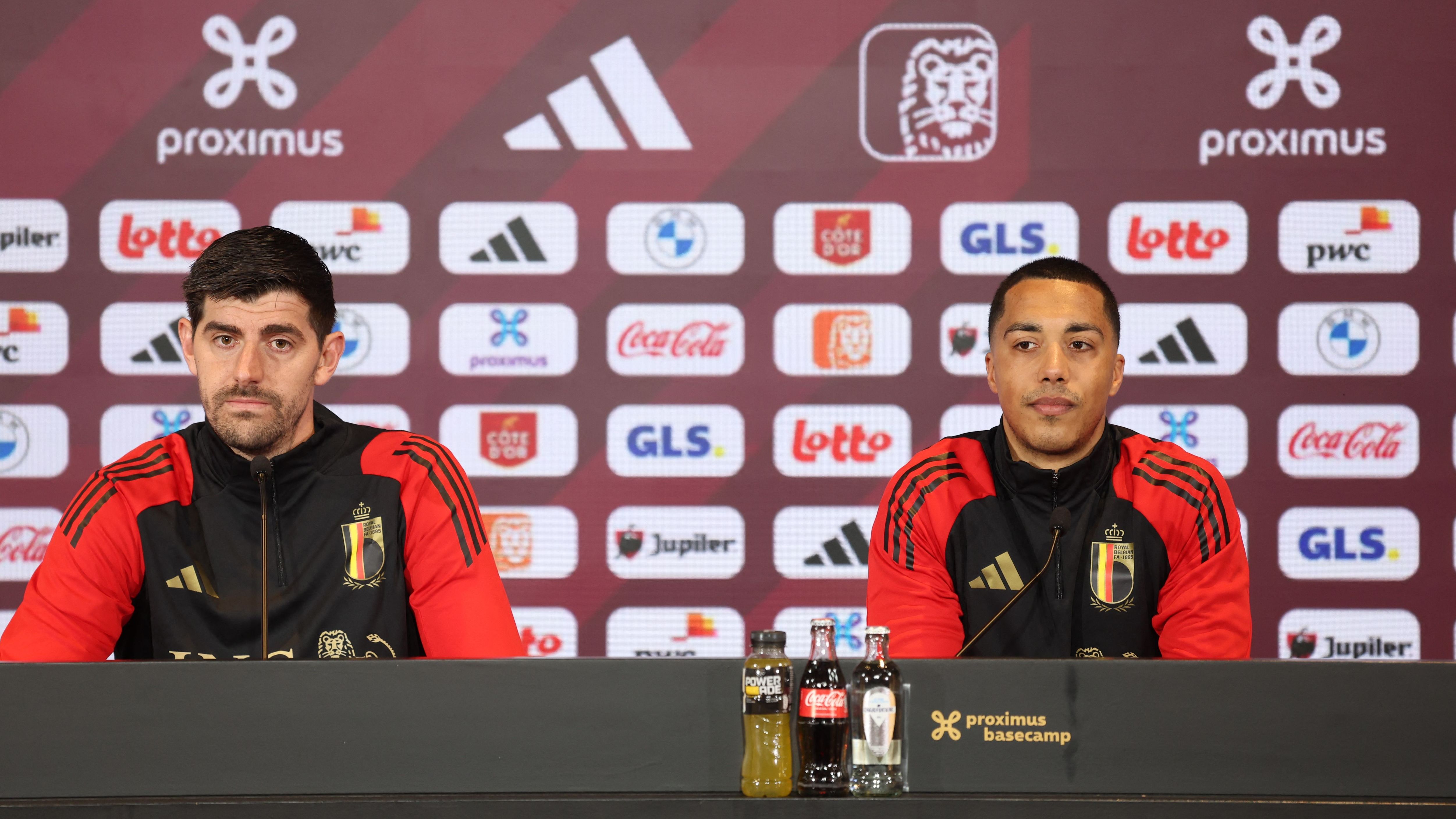 BELGIUM SOCCER RED DEVILS PRESS CONFERENCE