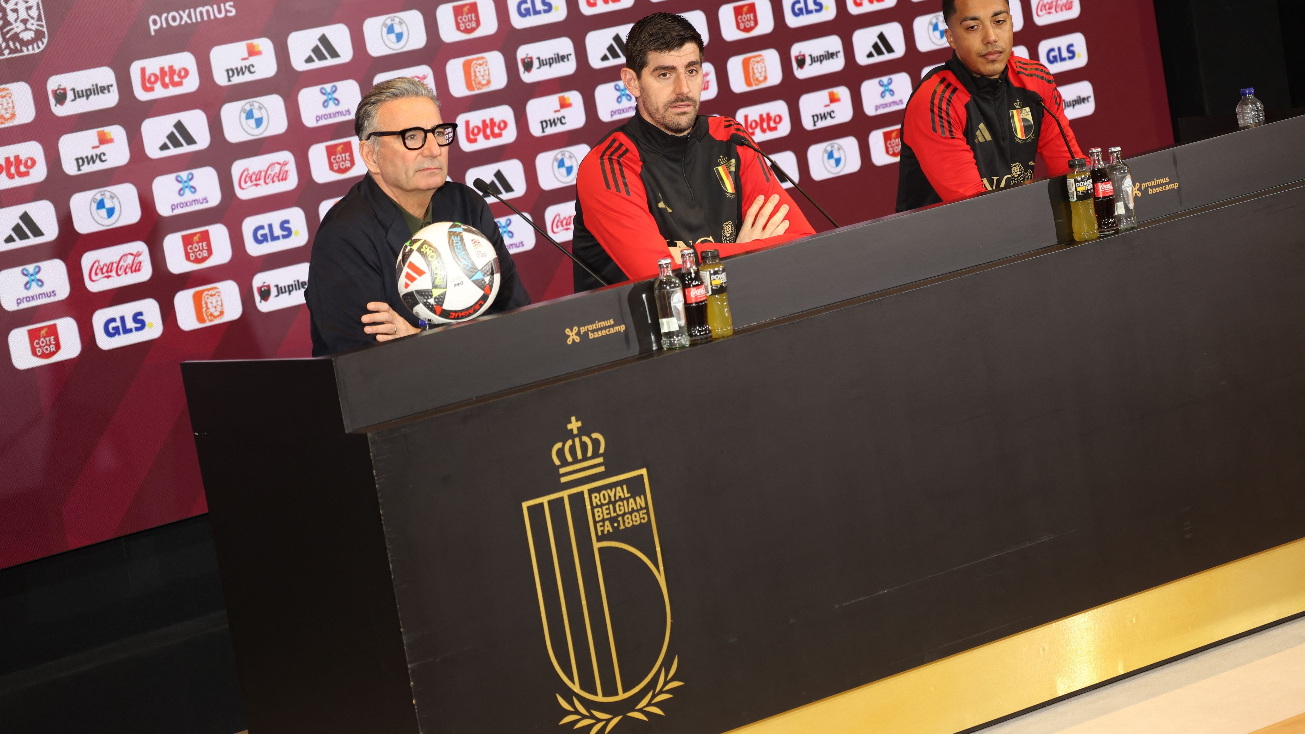 BELGIUM SOCCER RED DEVILS PRESS CONFERENCE