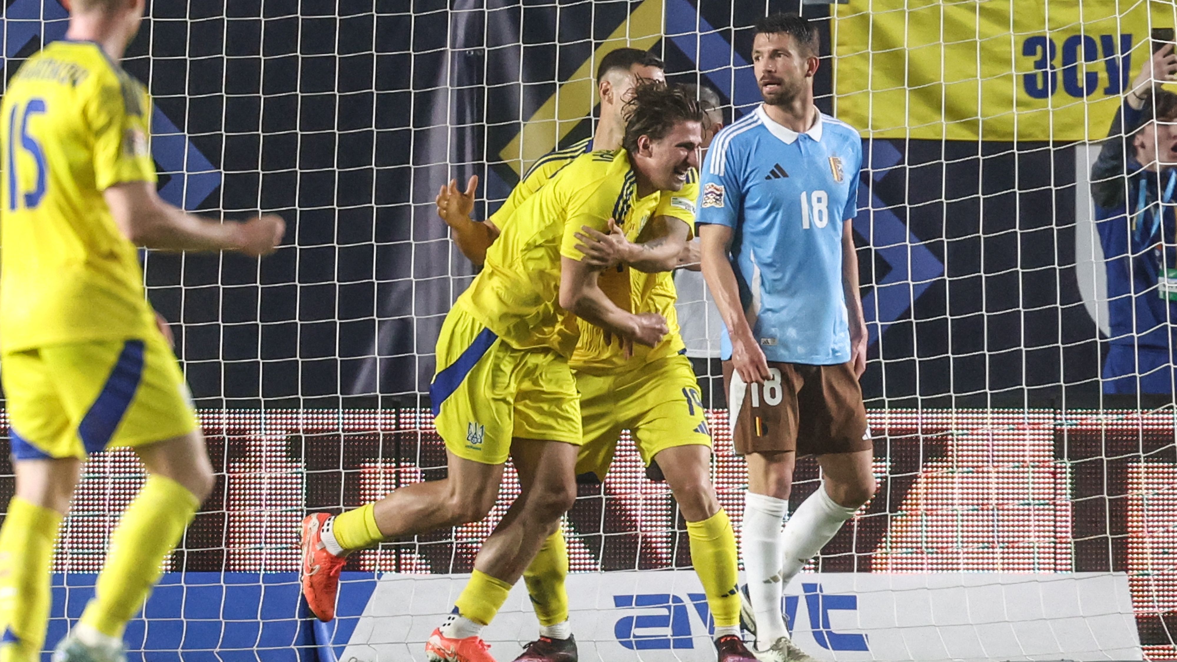 SPAIN SOCCER NATIONS LEAGUE UKRAINE VS BELGIUM RED DEVILS