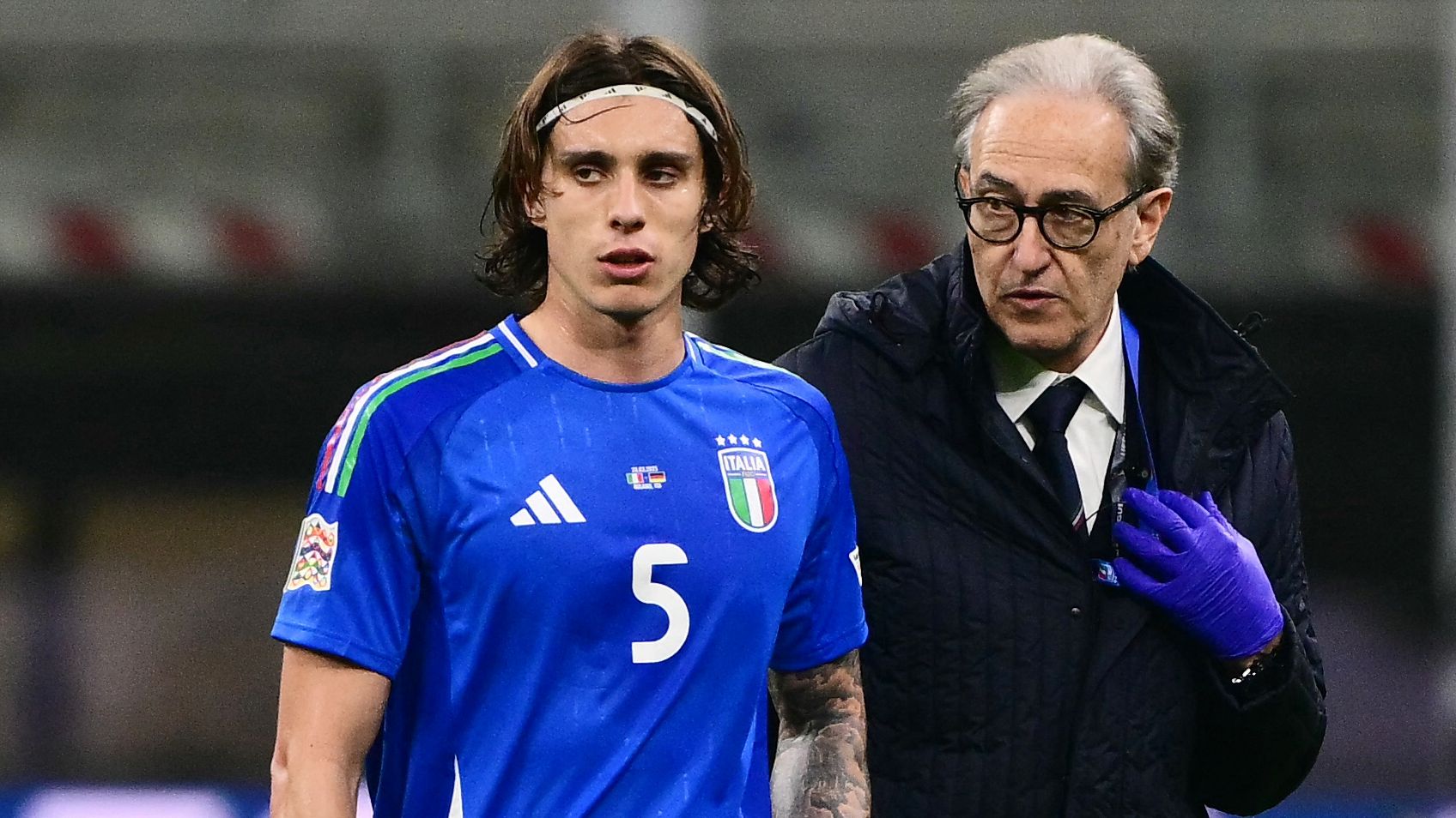Arsenal's worst fears confirmed! Riccardo Calafiori LEAVES Italy camp after suffering knee injury with defender now huge doubt for crucial Champions League clash with Real Madrid